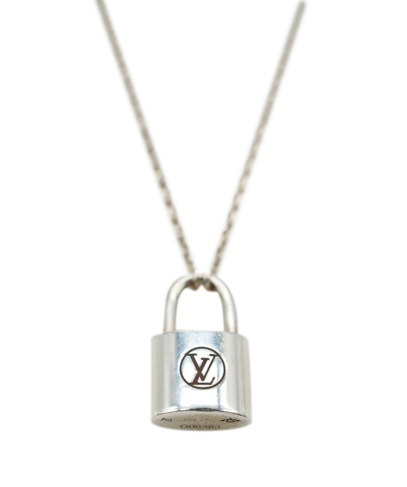 Shop Louis Vuitton LOCKIT Silver lockit pendant, sterling silver