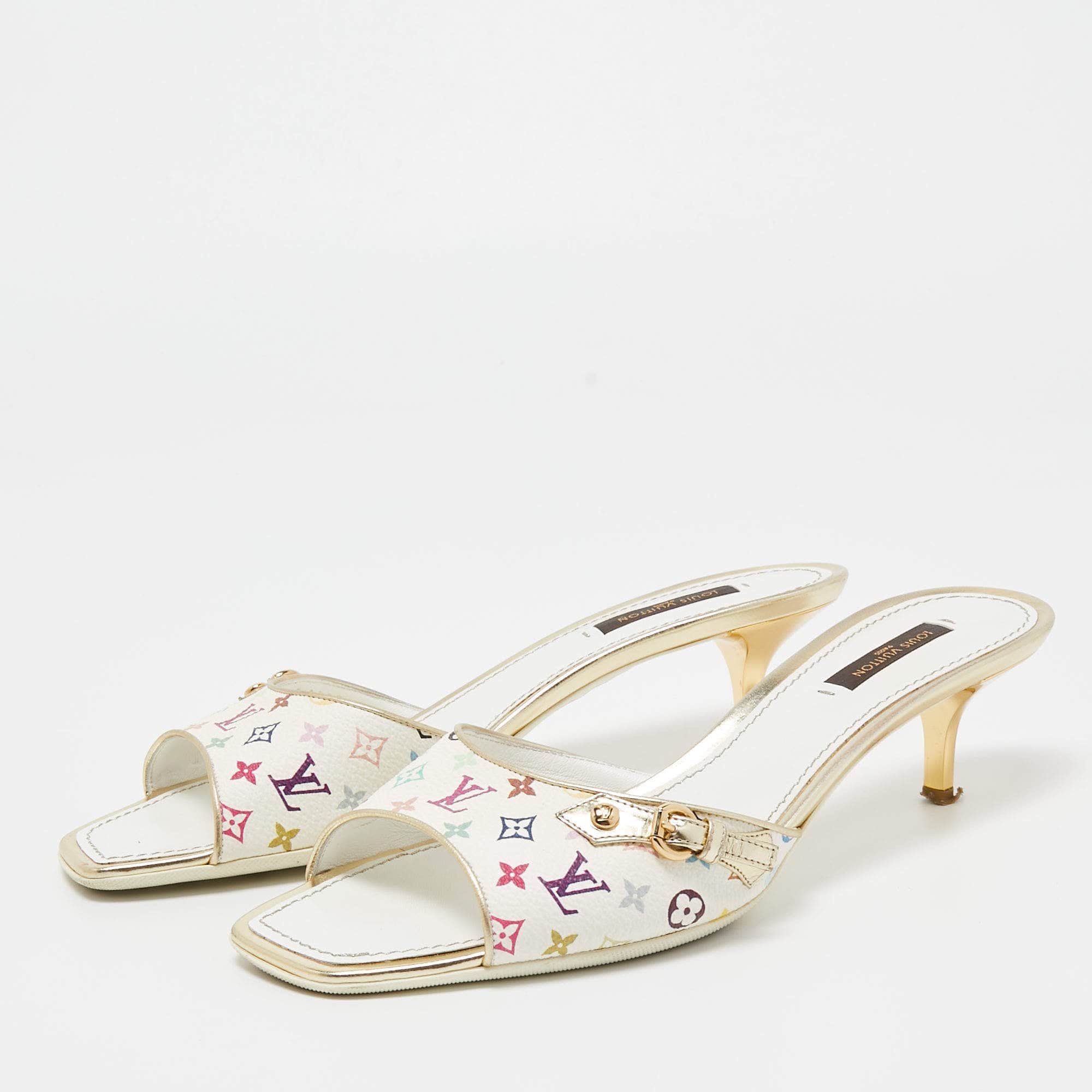 Louis Vuitton Louis Vuitton Murakami Slide Sandals RARE Size 37.5 ASCLC1909