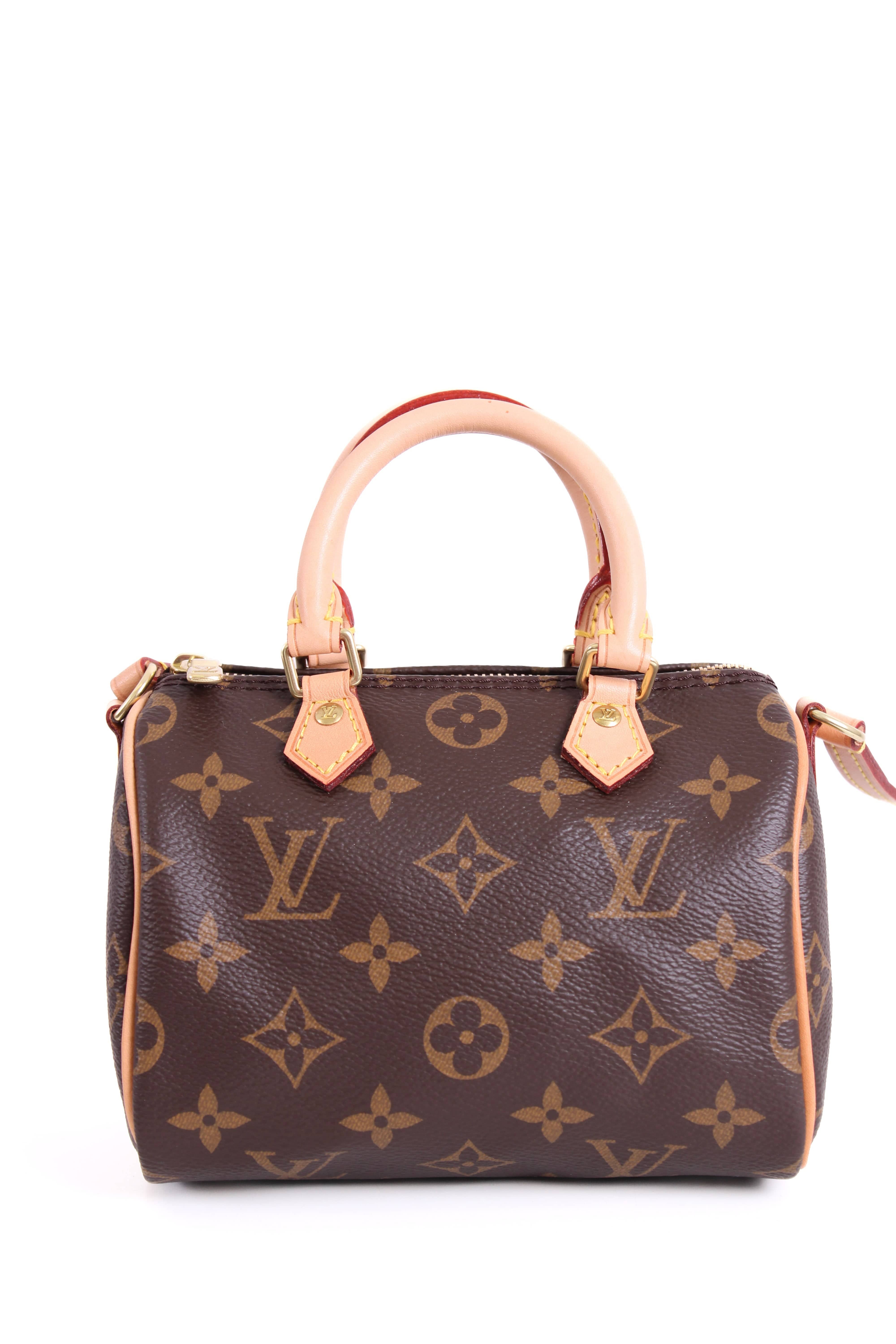 Louis Vuitton Louis Vuitton 2019 Nano Speedy Bag Brown Monogram