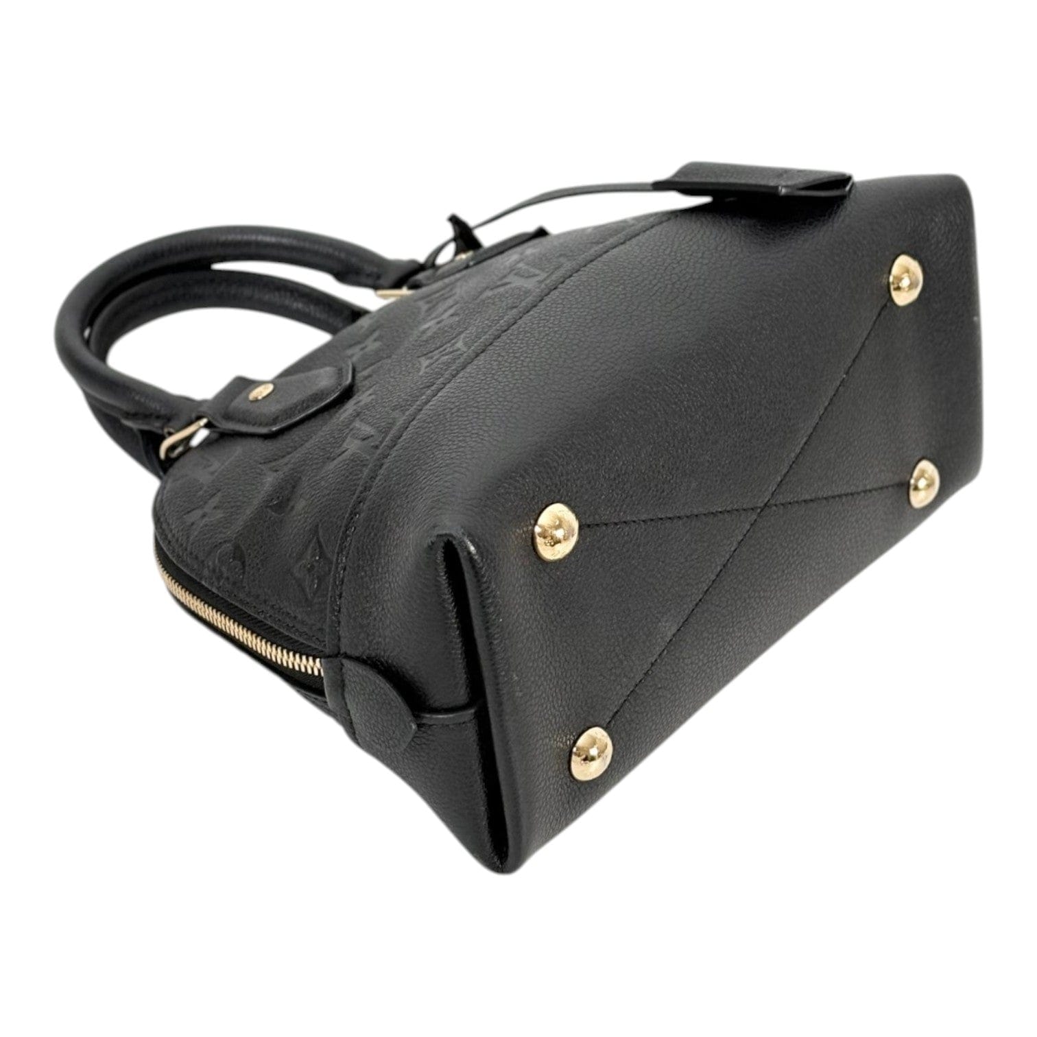 Louis Vuitton Louis Vuitton Black Alma BB Empriente Leather Bag
