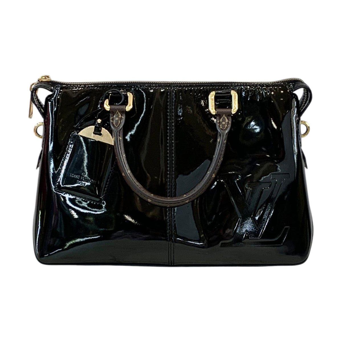 Louis Vuitton Louis Vuitton Black Patent Miroir Bag