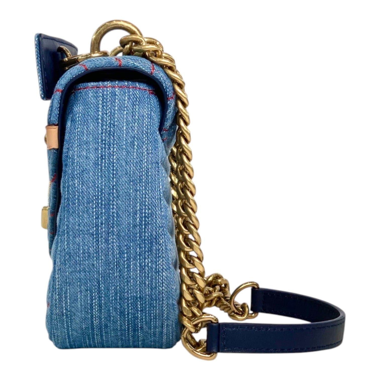 Louis Vuitton Louis Vuitton Blue Denim Wave Chain Bag