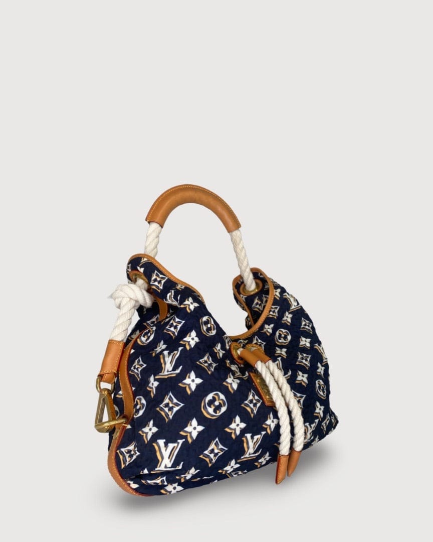 Louis Vuitton Louis Vuitton Monogram Bulles Bag Navy/ White