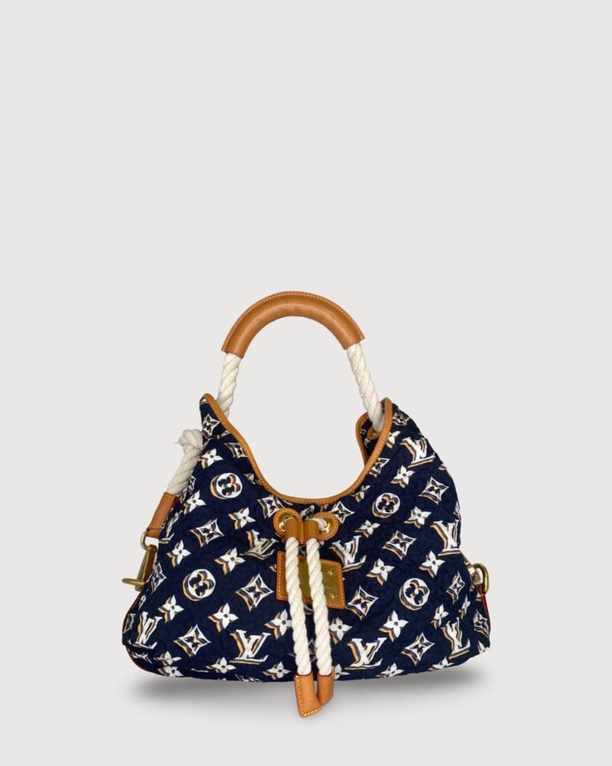Louis Vuitton Louis Vuitton Monogram Bulles Bag Navy/ White