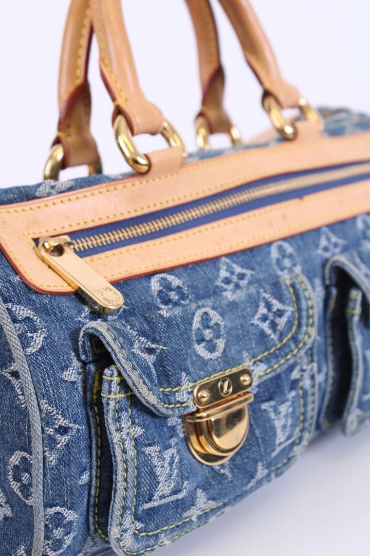 Louis Vuitton Louis Vuitton Neo Speedy Monogram Bag Denim