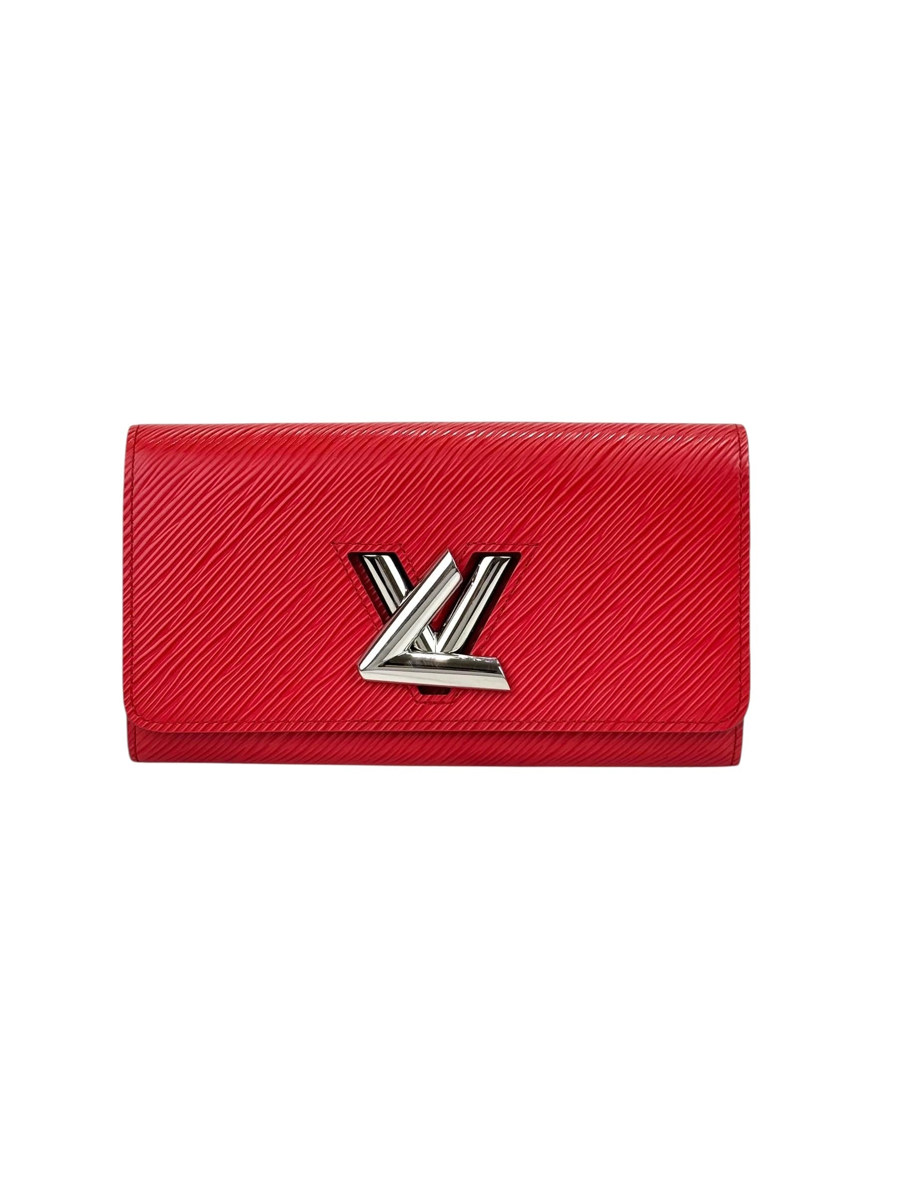 Louis Vuitton Louis Vuitton Twist Long Wallet Red Epi