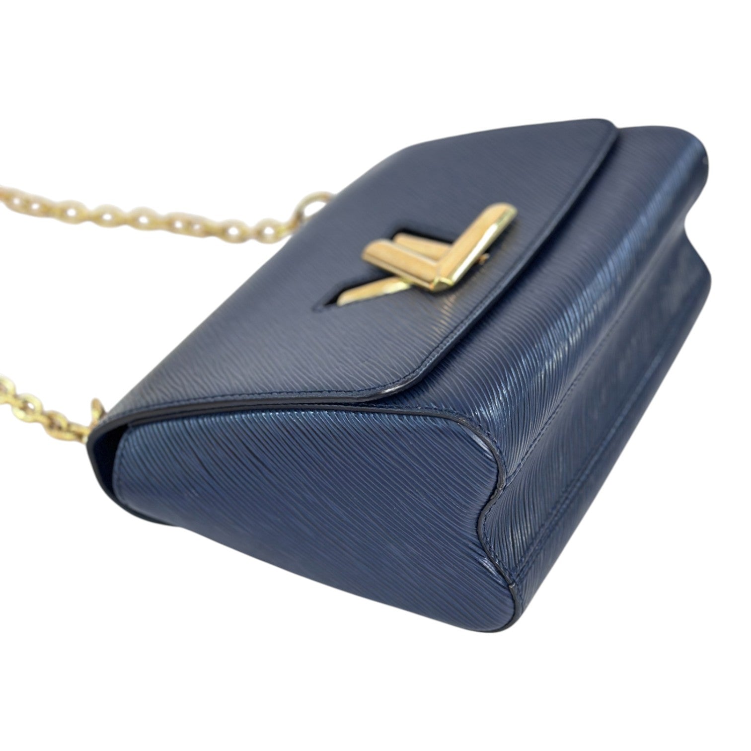 Louis Vuitton Louis Vuitton Twist MM 23cm Blue Epi Bag