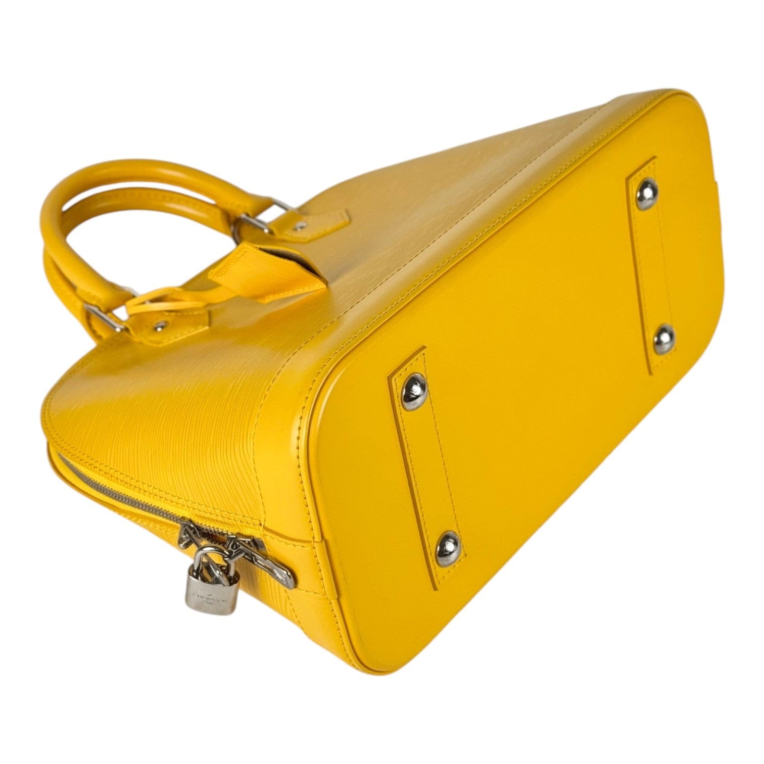 Louis Vuitton Louis Vuitton Yellow Alma PM In Epi Leather Bag