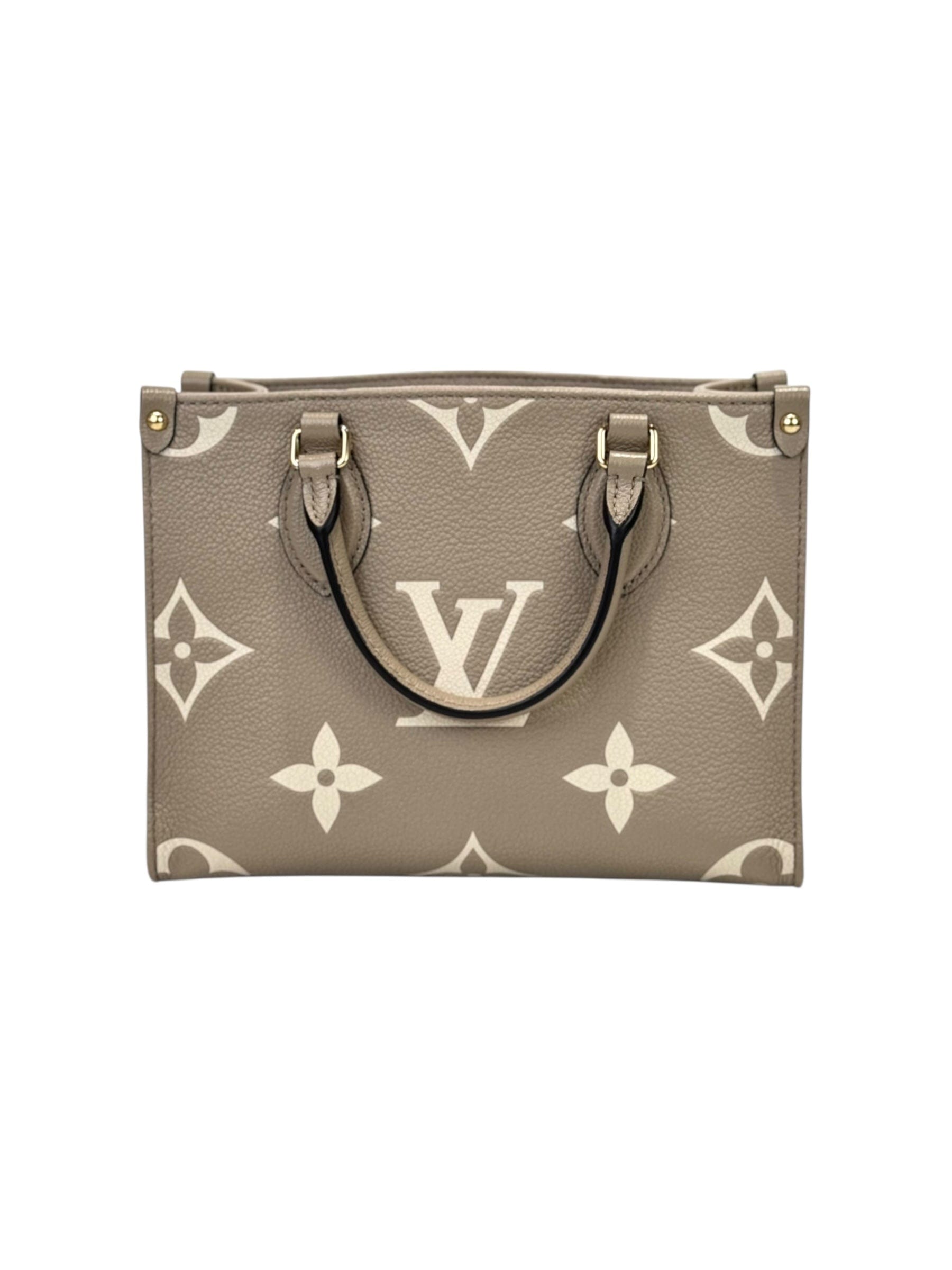 Louis Vuitton LV On The Go Bag BB in Beige