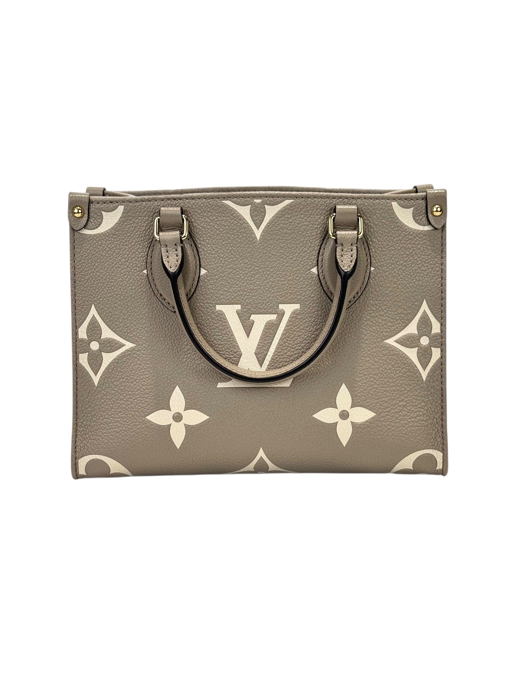 Louis Vuitton LV On The Go Bag BB in Beige