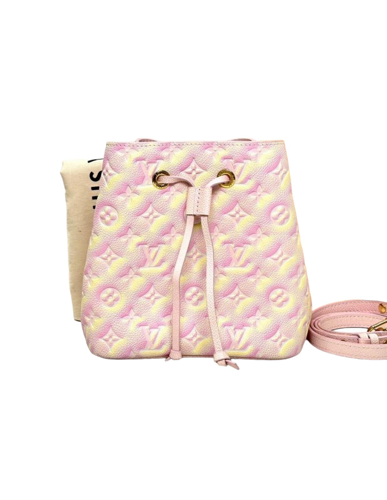 Louis Vuitton LV Pink Neooe BB With Handle Bag