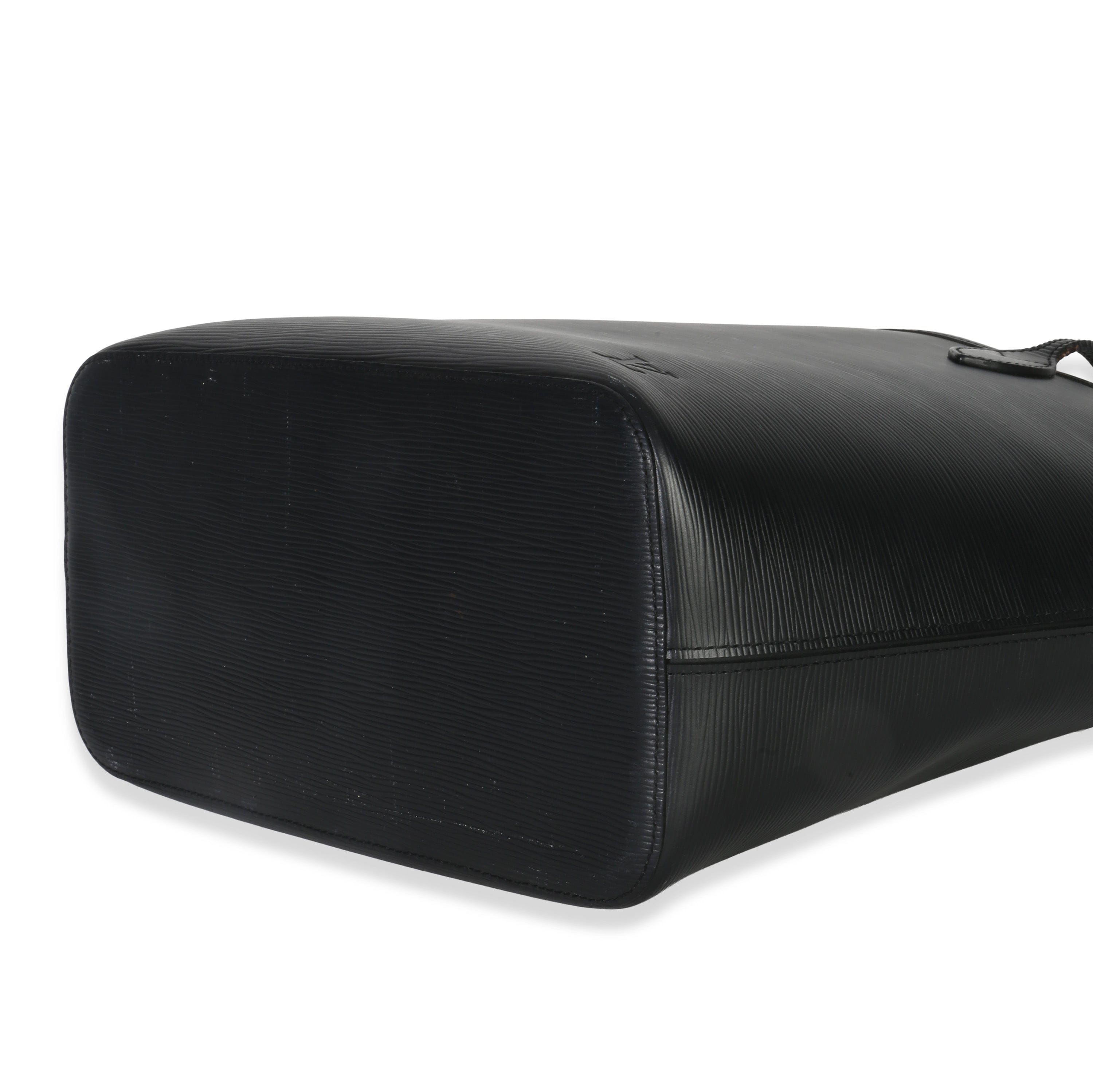 Louis Vuitton Black Epi Neverfull MM