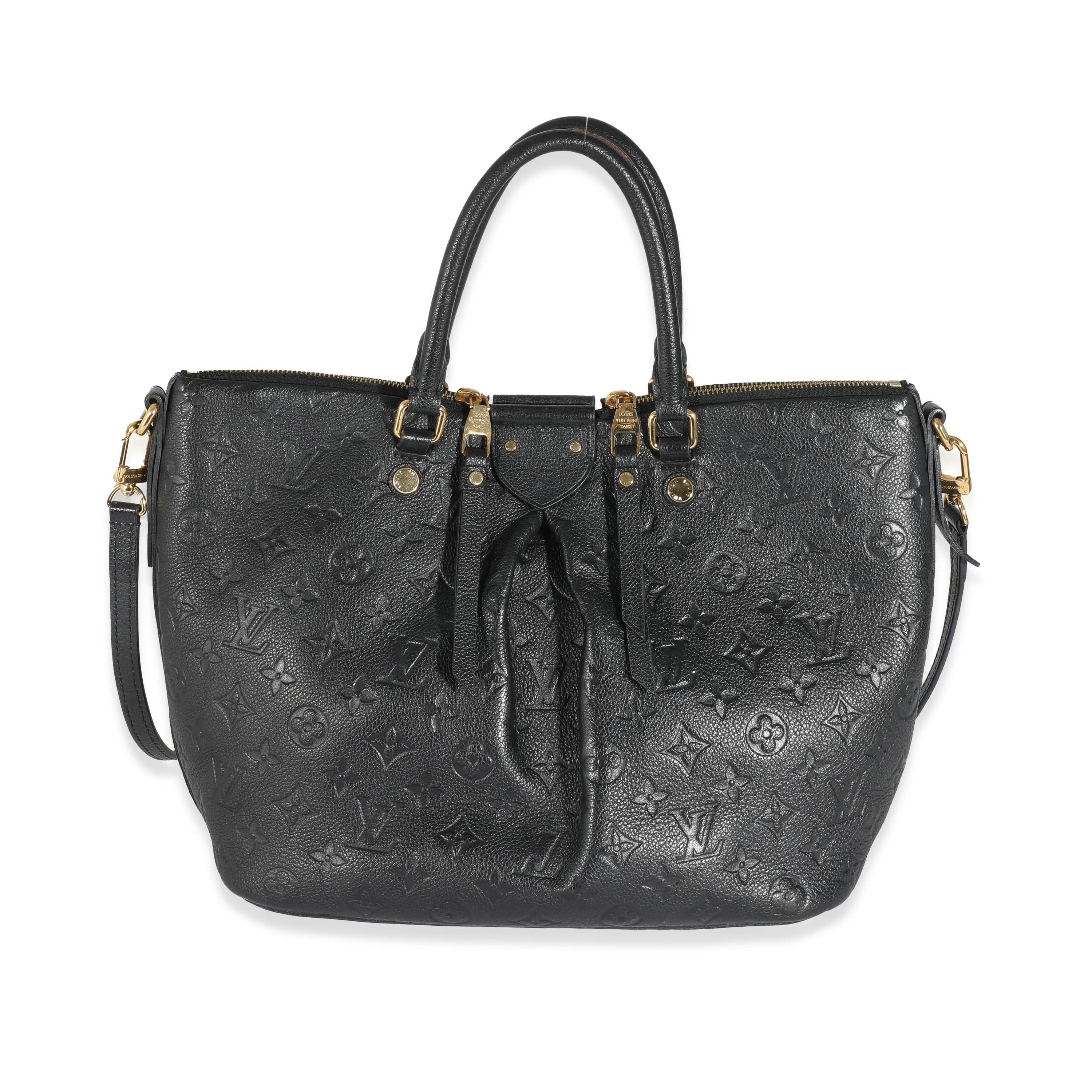 Louis Vuitton Louis Vuitton Black Empreinte Mazarine MM