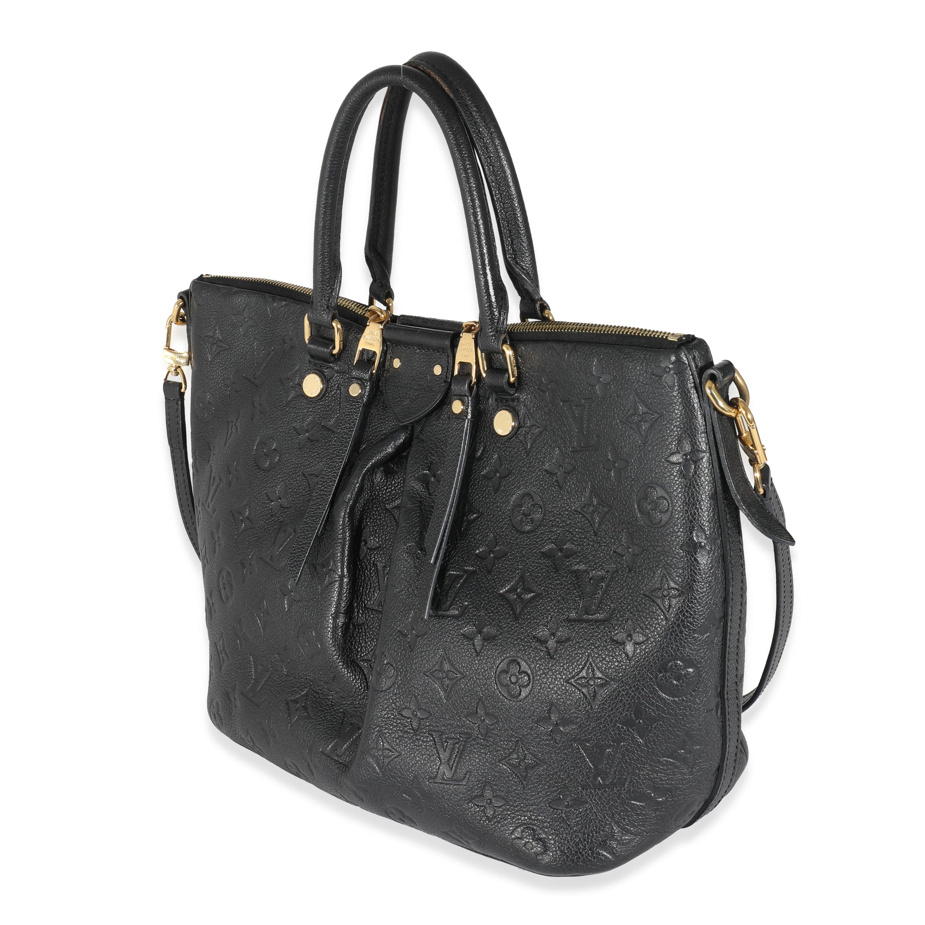 Louis Vuitton Louis Vuitton Black Empreinte Mazarine MM