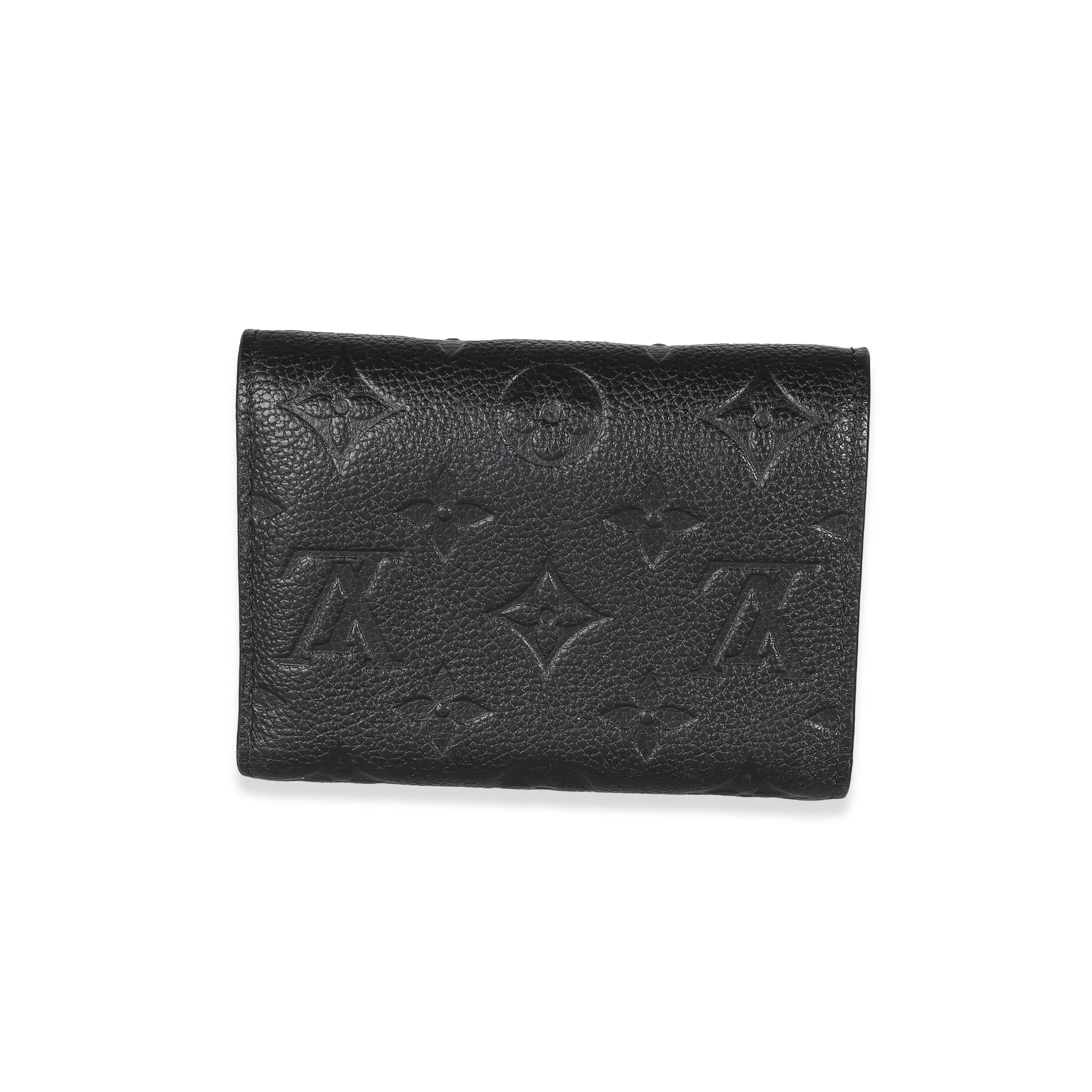 Louis Vuitton Louis Vuitton Black Empreinte Victorine Wallet