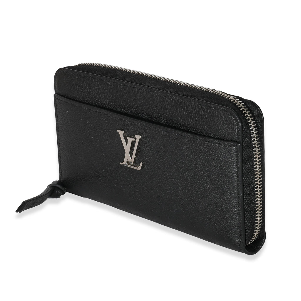 Louis Vuitton Lockme Lockme Zippy Wallet 2021 Ss, Black