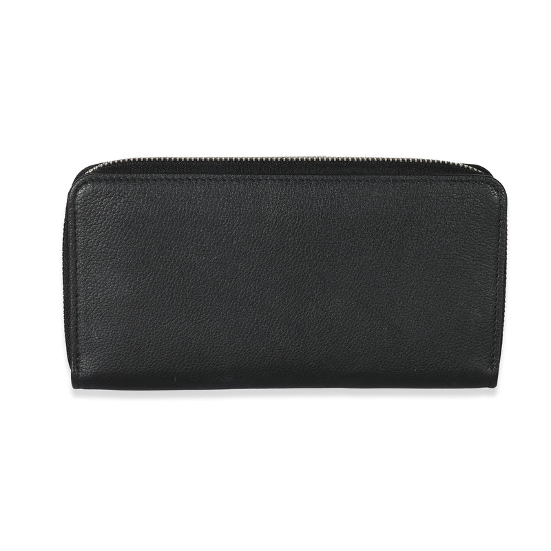 Louis Vuitton Lockme Zippy Wallet Noir Black in Calf Leather with  Silver-tone - US