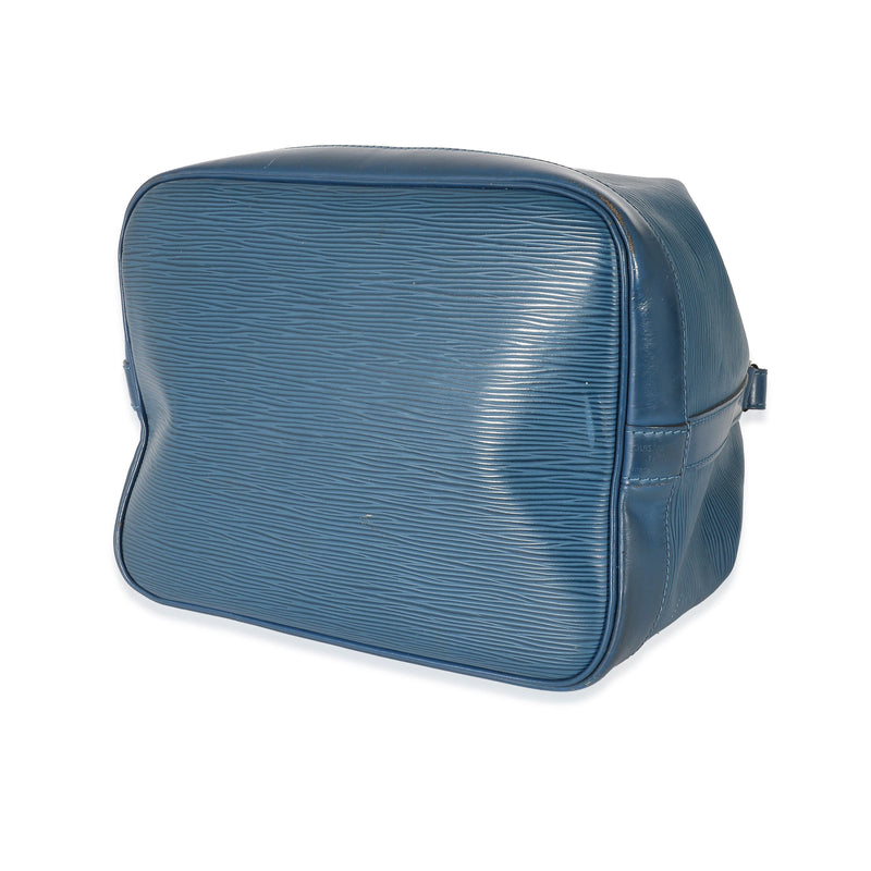 Louis Vuitton, Bags, Louis Vuitton Blue Toledo Epi Noe Mm Leather Shoulder  Bag