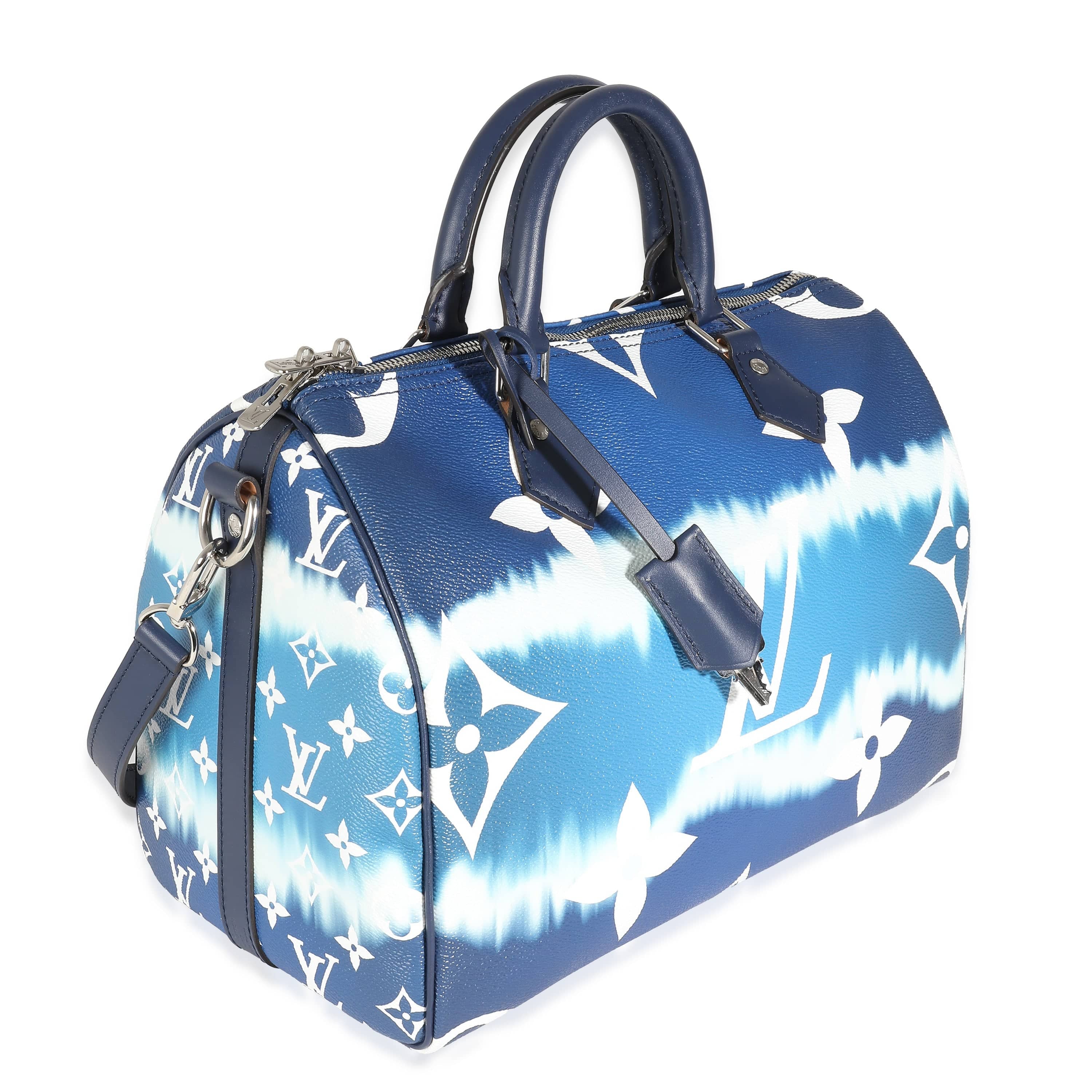 Louis Vuitton Blue Monogram Escale Canvas Speedy Bandouliere 30 – Luxury  Promise