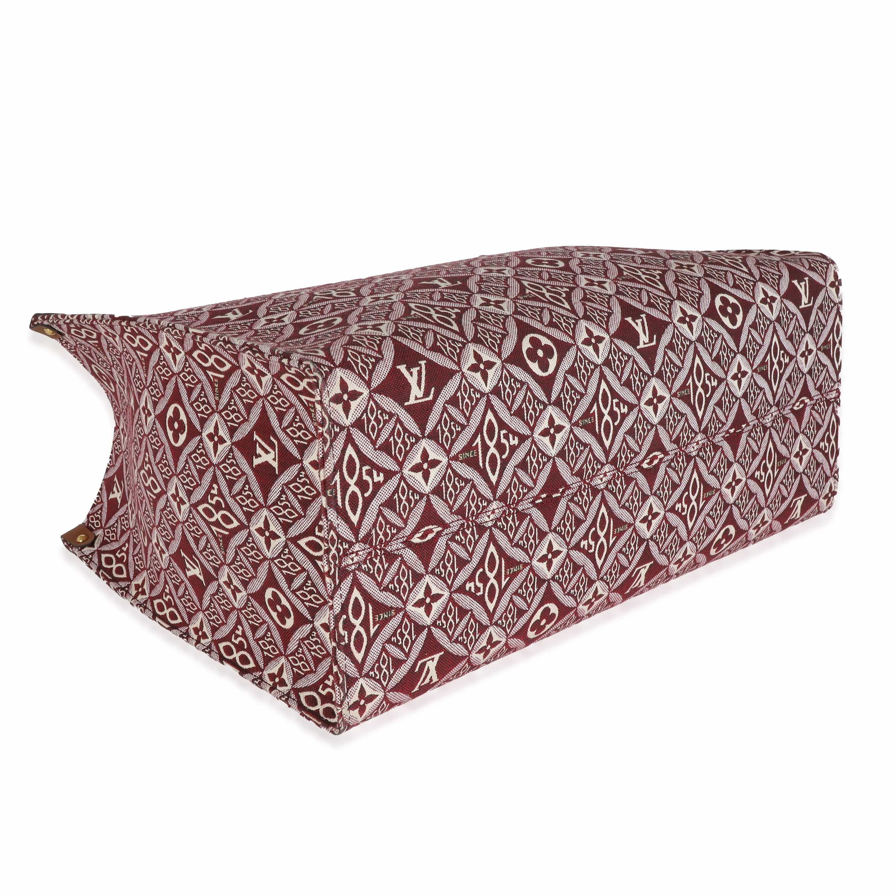 Louis Vuitton Louis Vuitton Bordeaux Jacquard Since 1854 Onthego GM