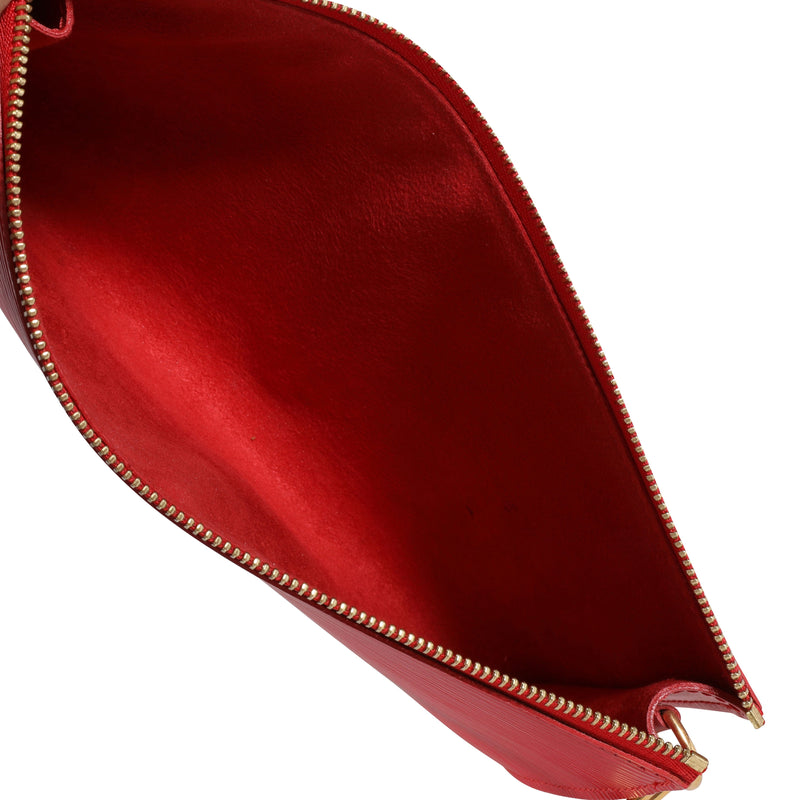 Louis Vuitton Coquelicot Epi Leather Pochette Accessoires 24
