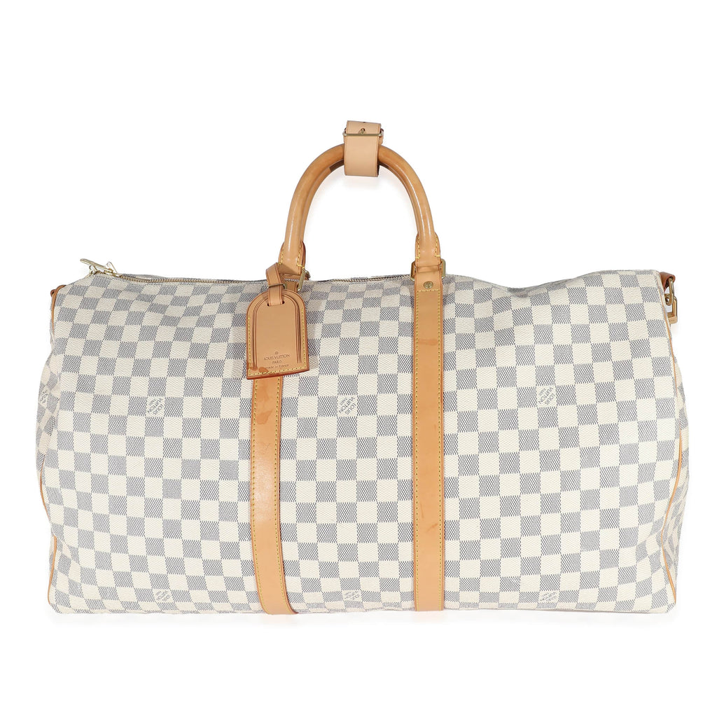 Louis Vuitton Keepall 55 Damier Azur Canvas