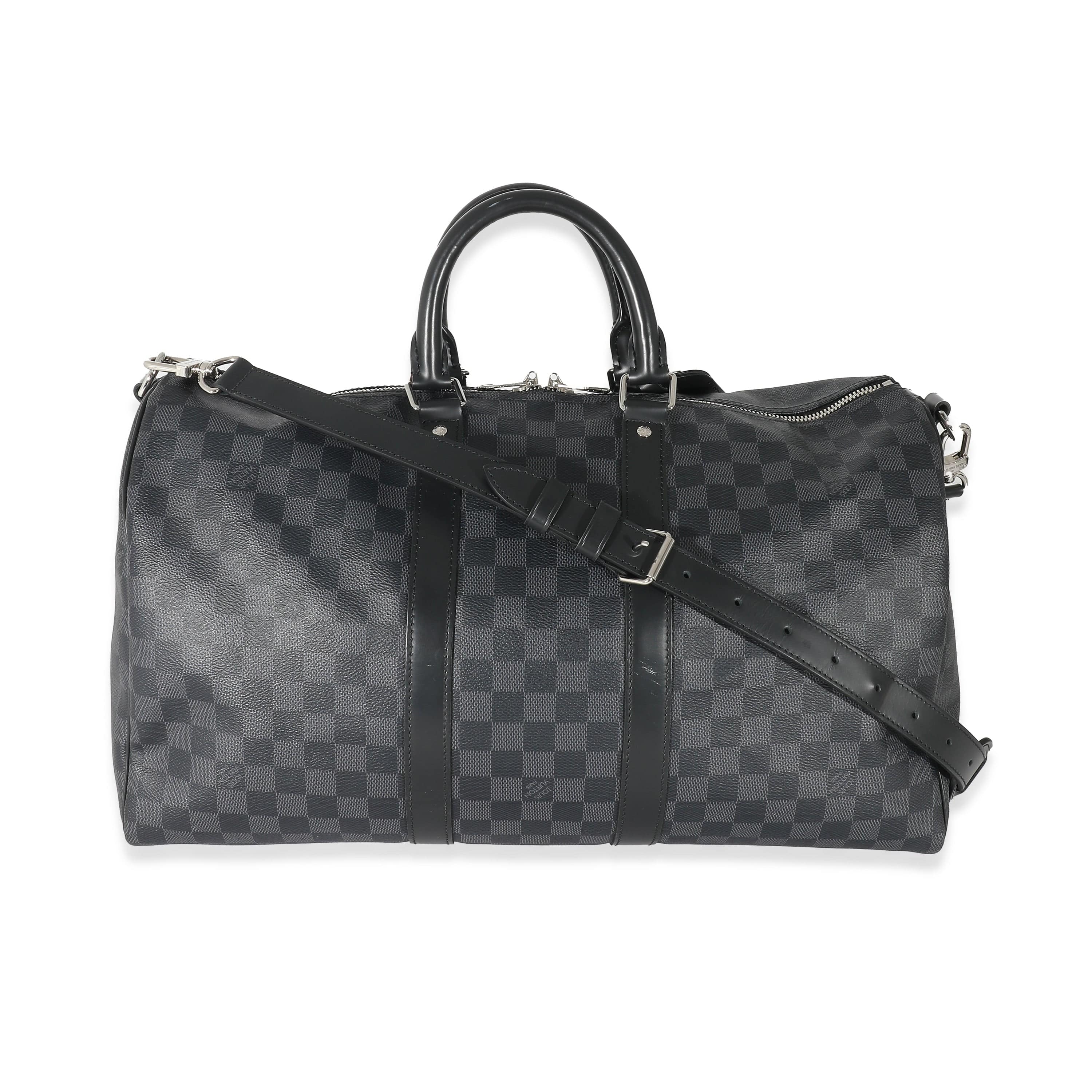 Louis Vuitton Louis Vuitton Damier Graphite Canvas Keepall Bandouliere 45