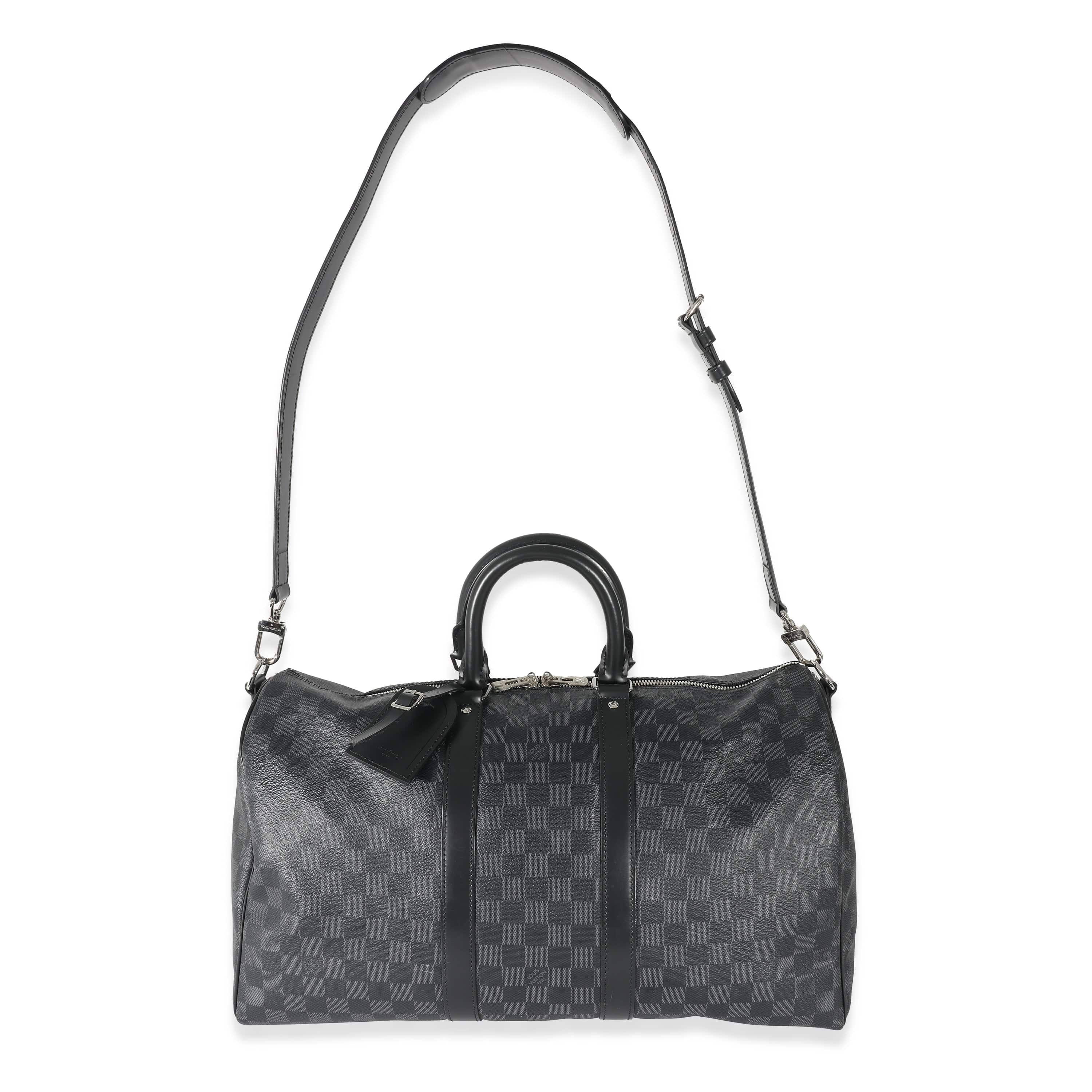 Louis Vuitton Louis Vuitton Damier Graphite Canvas Keepall Bandouliere 45