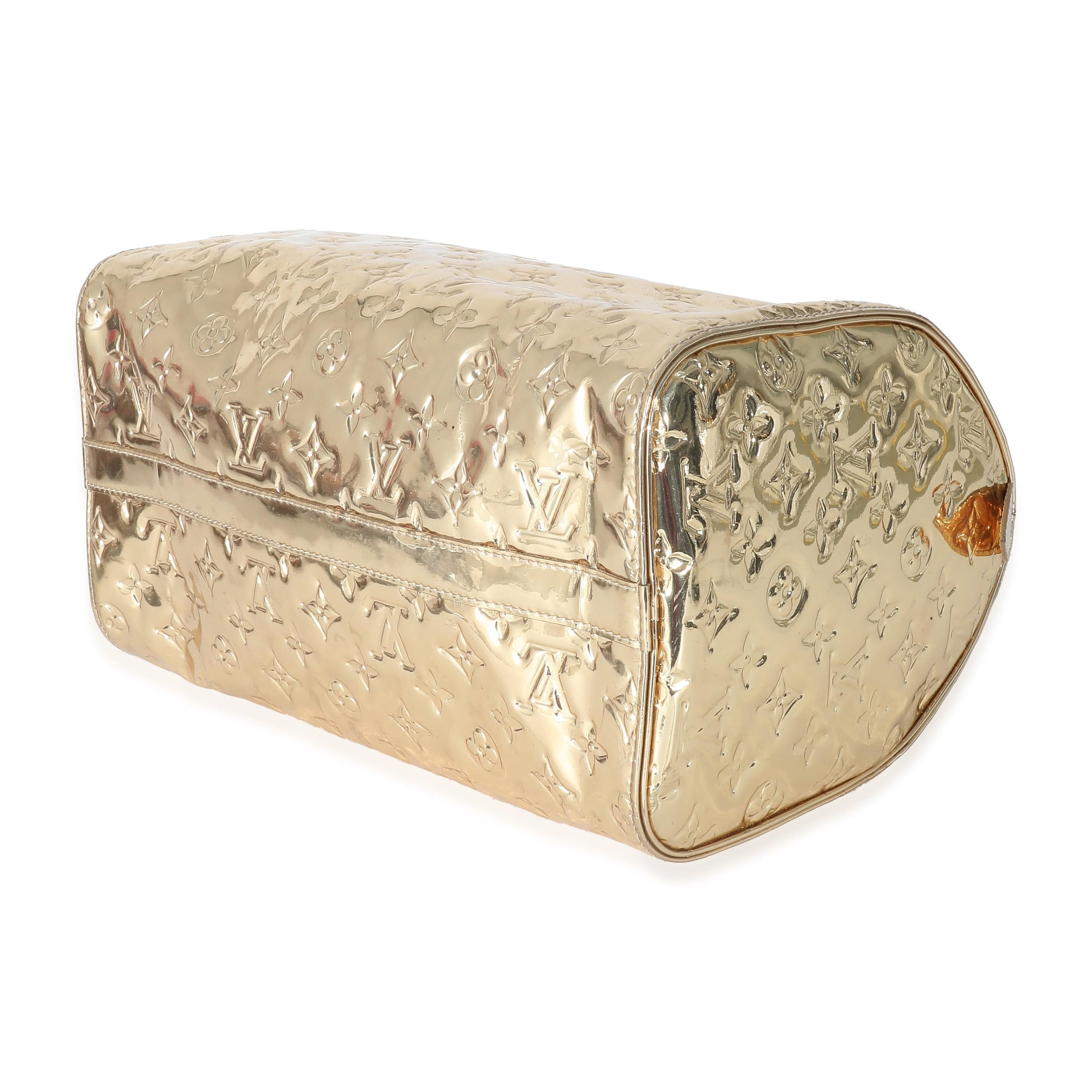Bonhams : Louis Vuitton: a Silver Monogram Miroir Mirror Cotteville 40  c.2021 (includes removeable keys, cloche, luggage tag, dust bag and box)