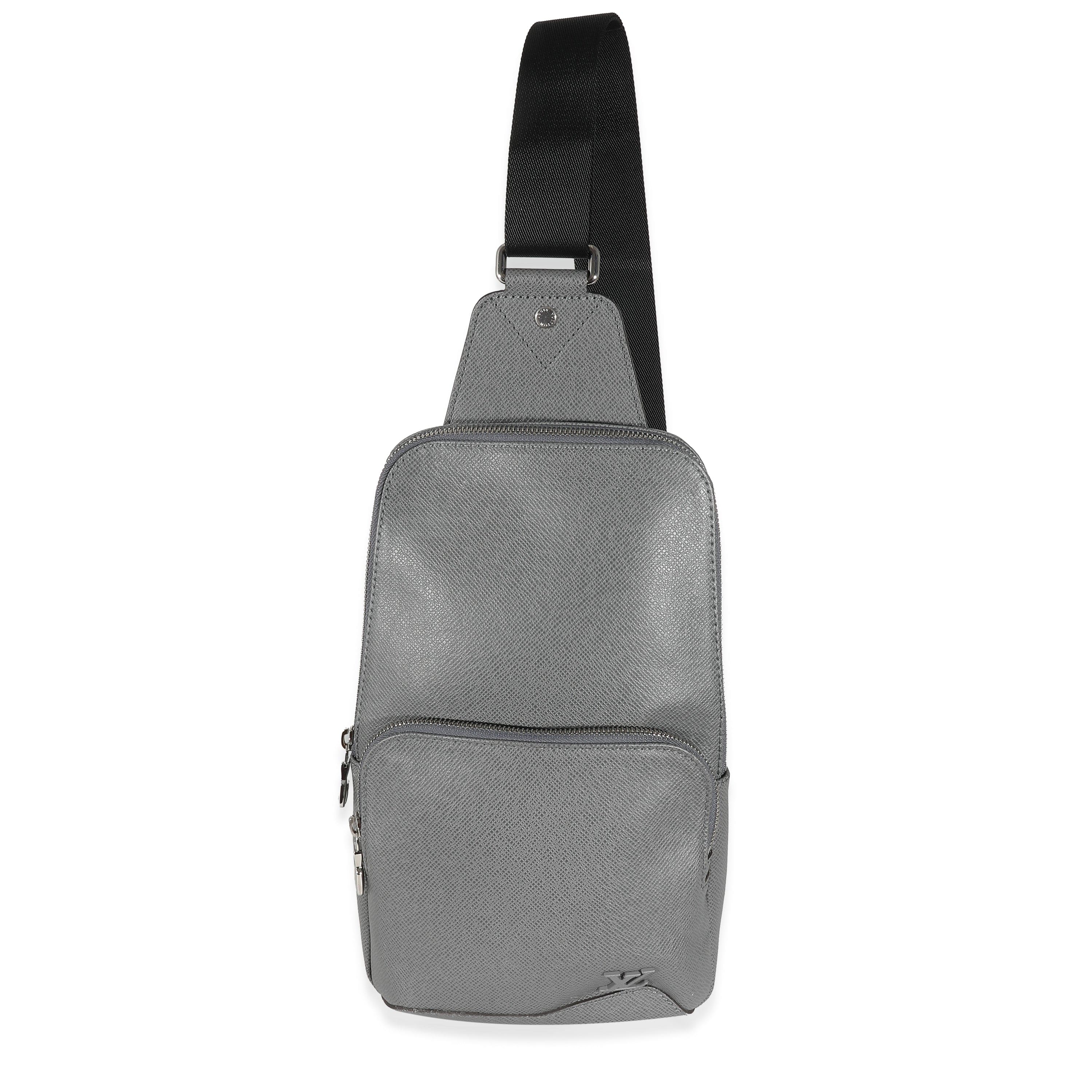 Louis Vuitton Louis Vuitton Grey Taiga Avenue Sling Bag