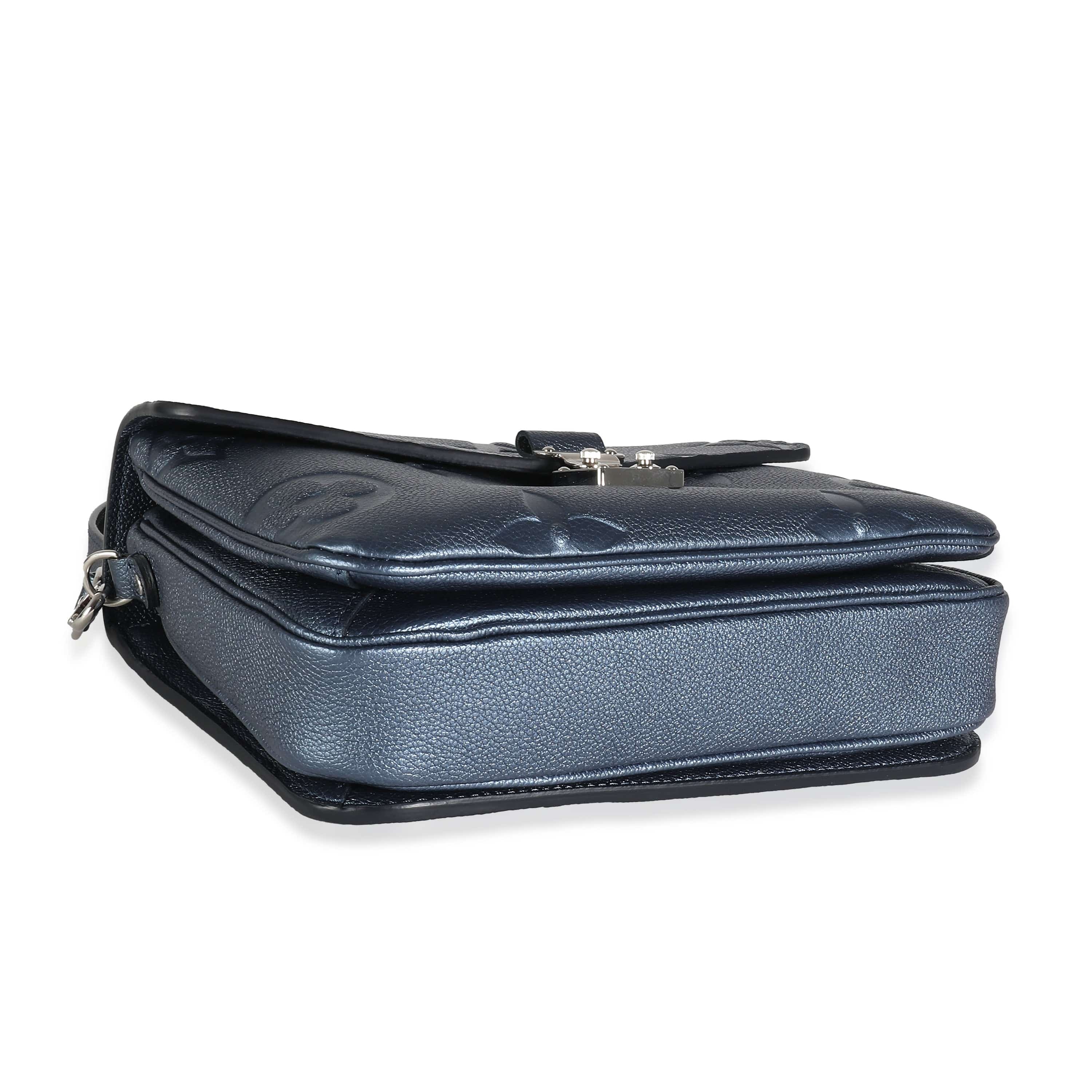 Vuitton Bag Pochette Metis Empreinte Navy Louis Vuitton Monogram