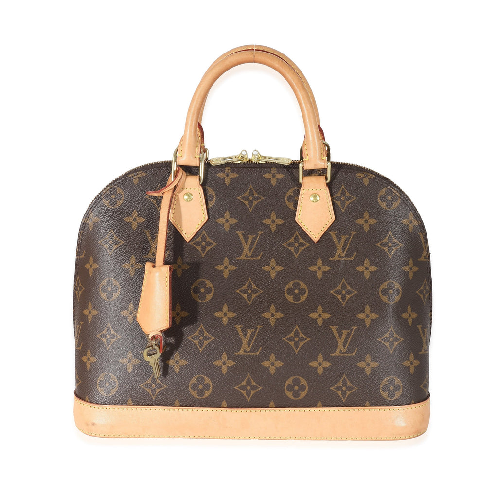 Louis Vuitton Brown Monogram Coated Canvas Sac Plat Bb Gold Hardware, 2021, Womens Handbag