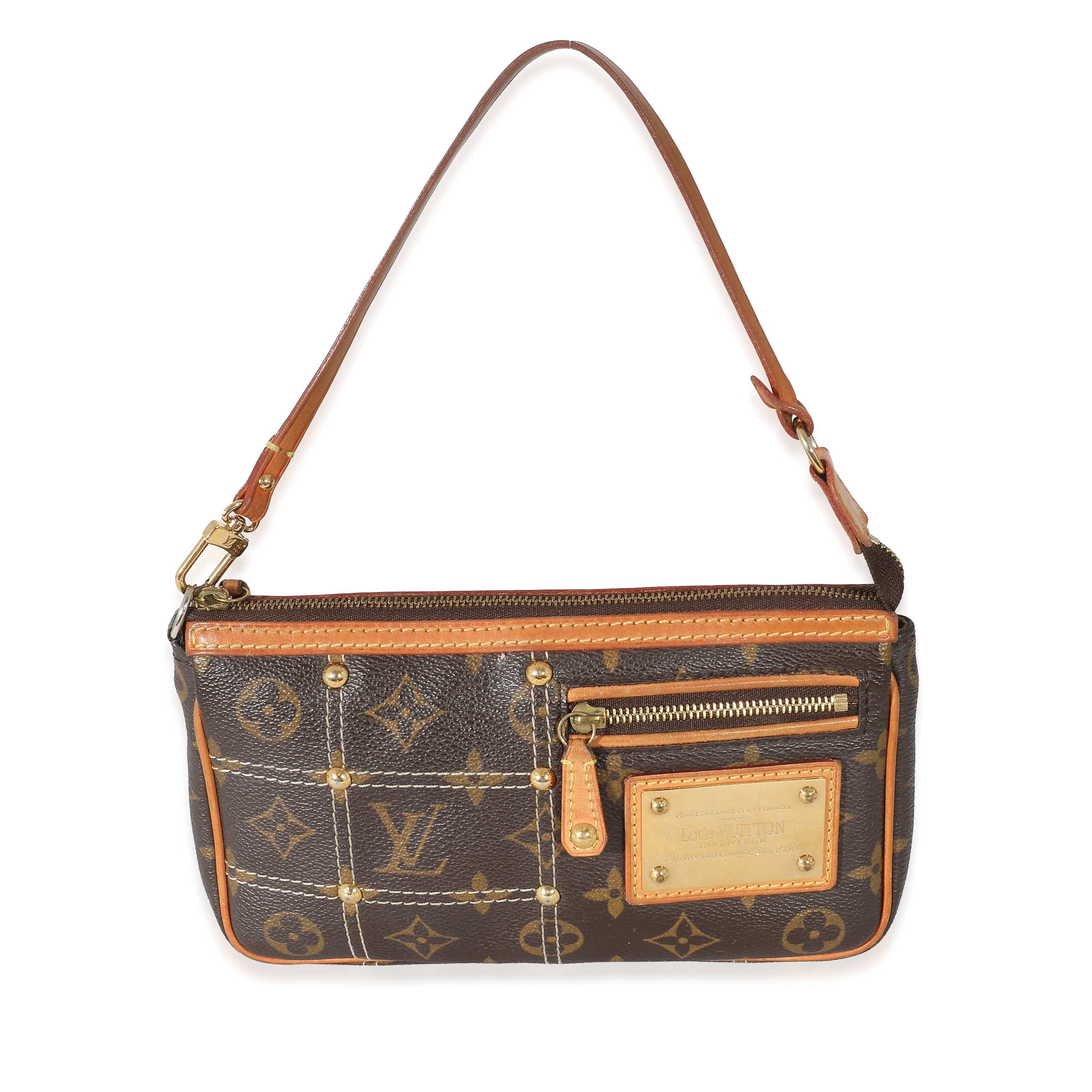 Louis Vuitton Louis Vuitton Monogram Canvas Riveting Pochette