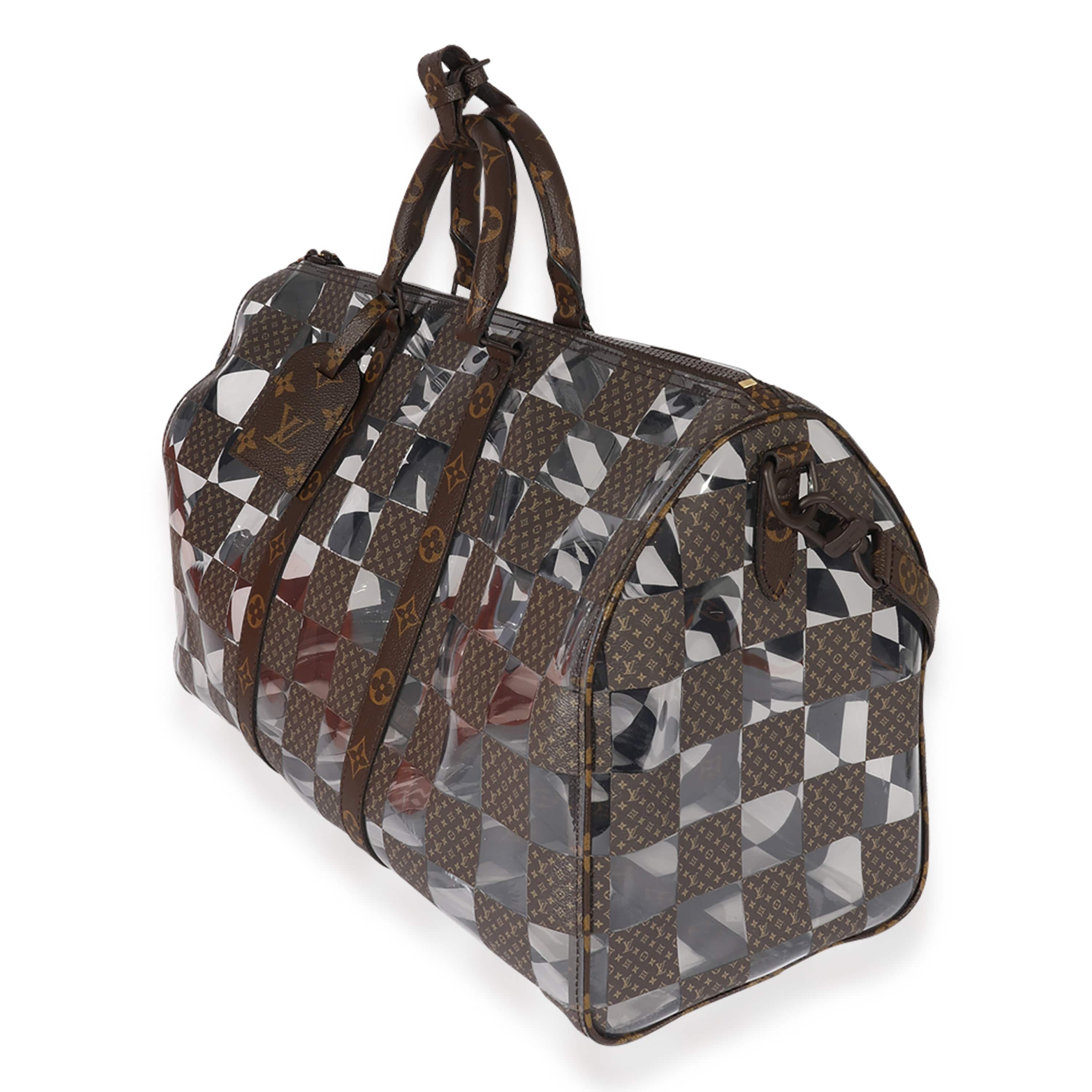 Louis Vuitton Louis Vuitton Monogram Chess Keepall Bandouliere 50