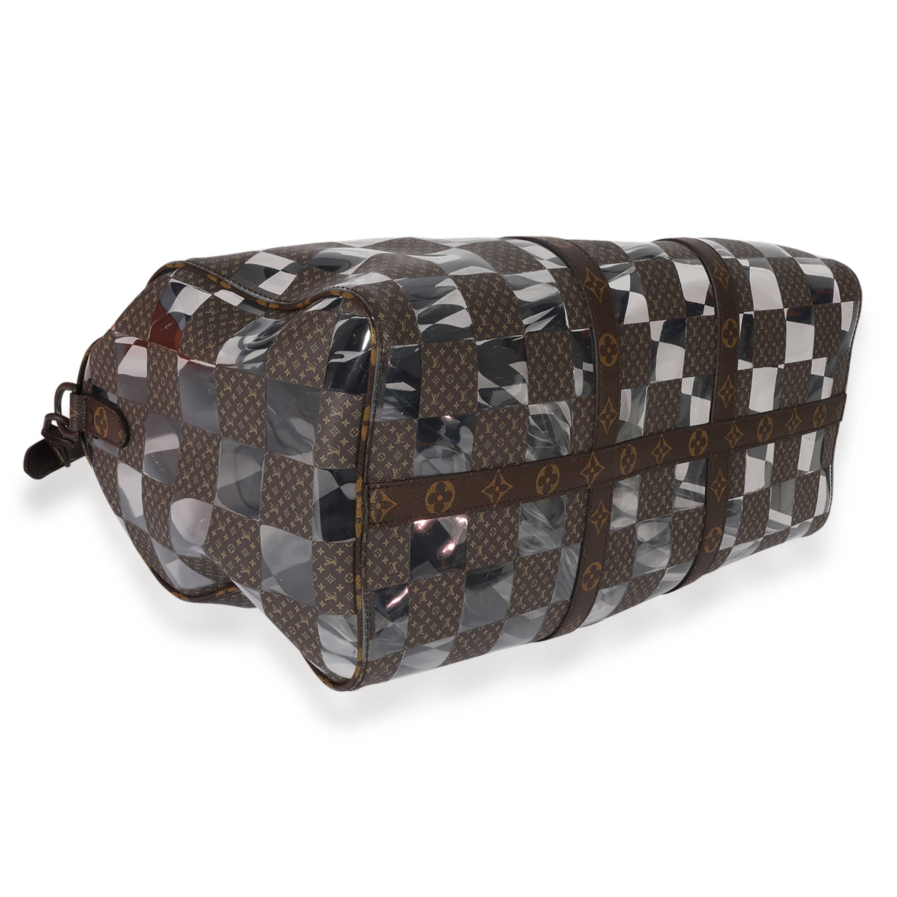 Louis Vuitton Louis Vuitton Monogram Chess Keepall Bandouliere 50