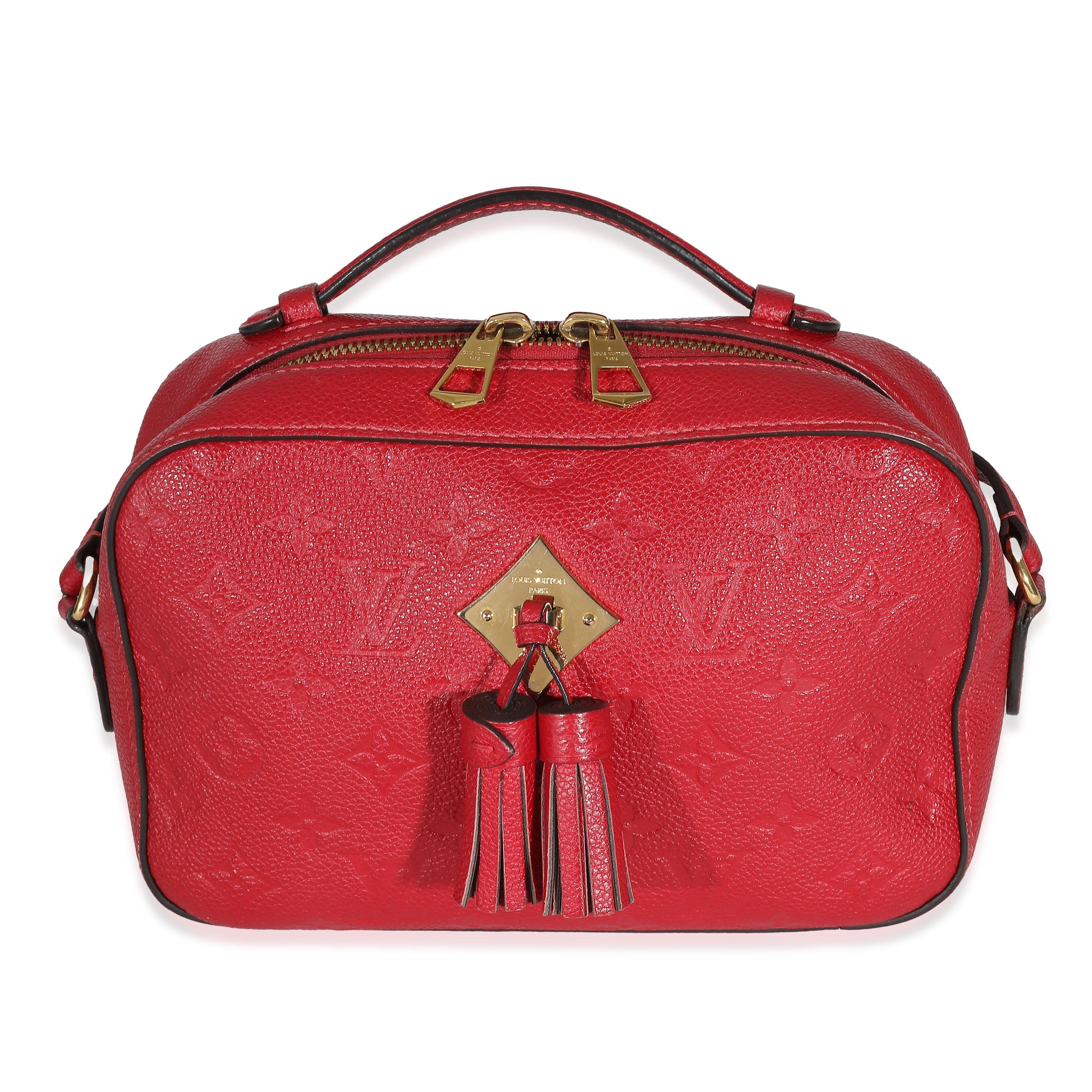 Louis Vuitton Louis Vuitton Red Monogram Empreinte Saintonge Crossbody