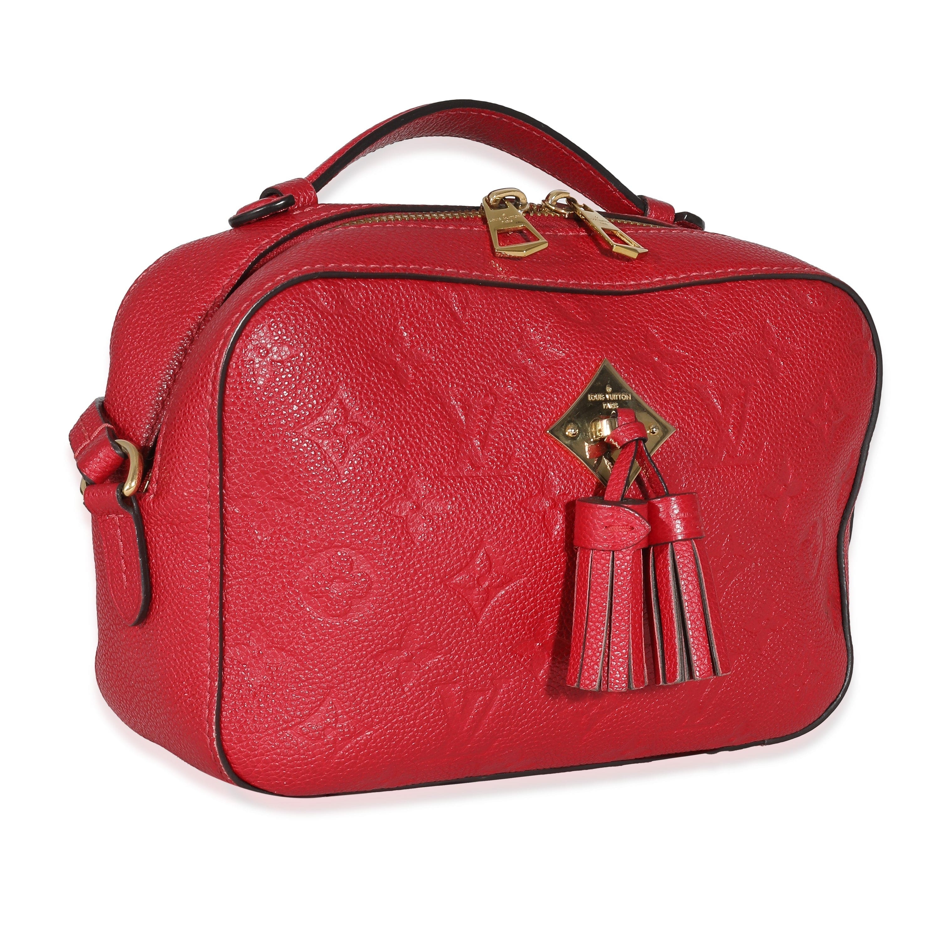 Louis Vuitton Louis Vuitton Red Monogram Empreinte Saintonge Crossbody