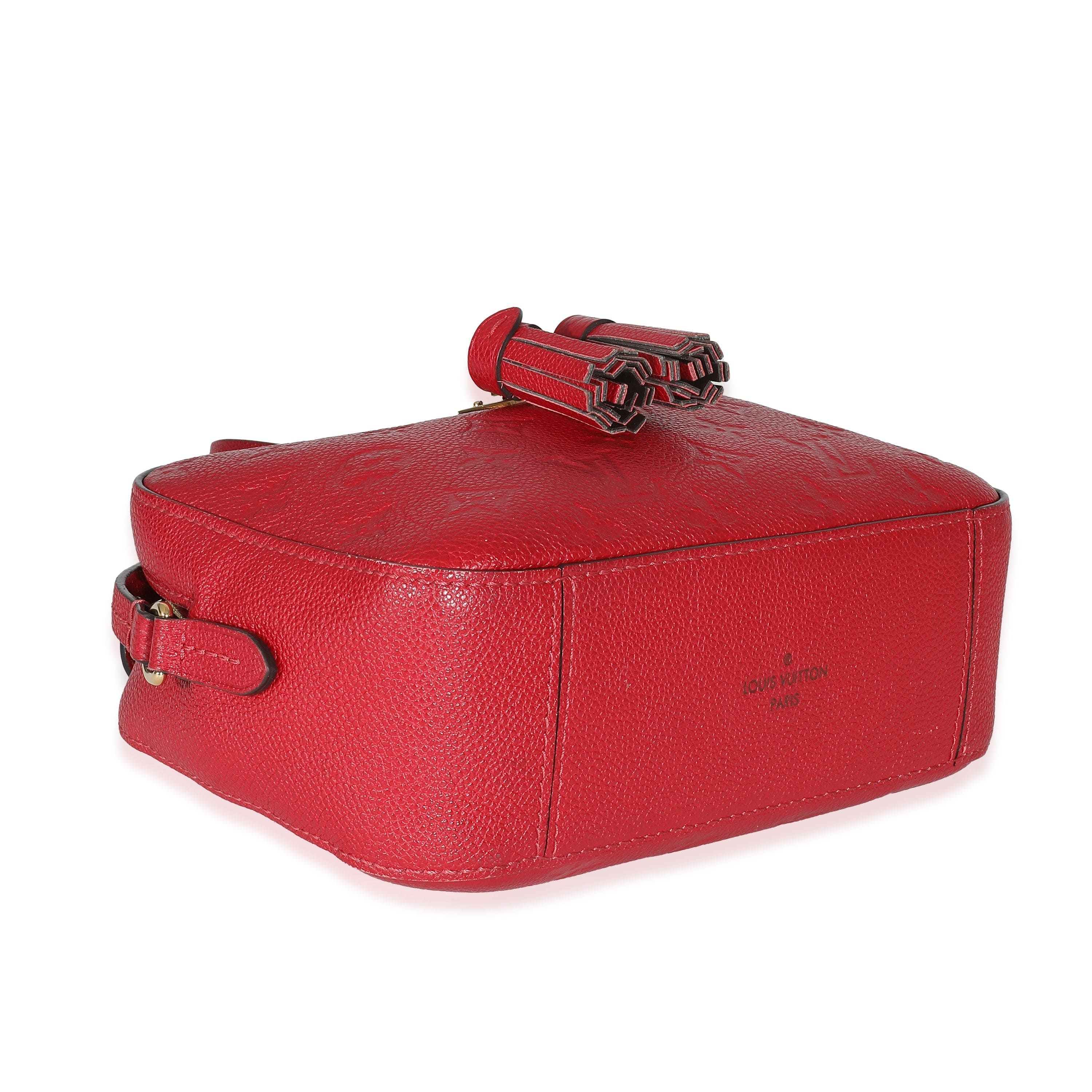 Louis Vuitton Louis Vuitton Red Monogram Empreinte Saintonge Crossbody