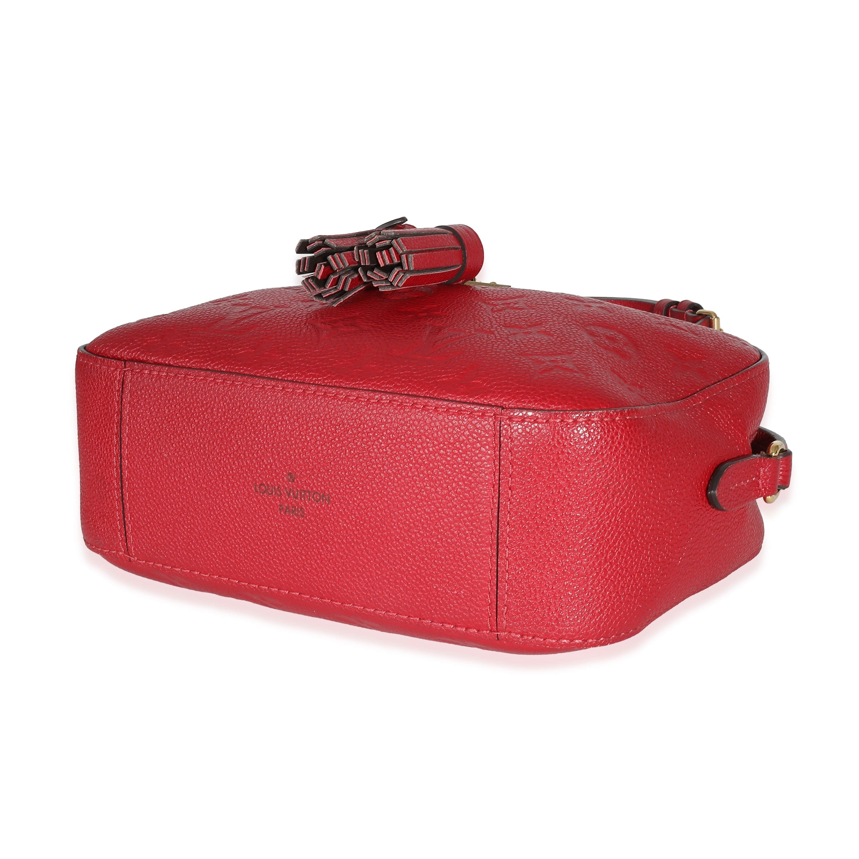 Louis Vuitton Louis Vuitton Red Monogram Empreinte Saintonge Crossbody