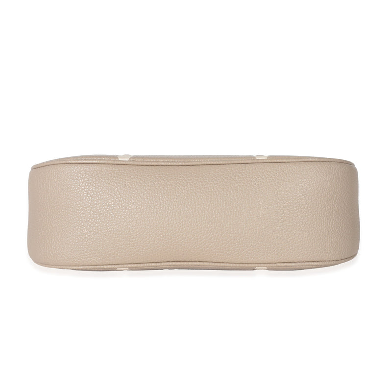 TOURTERELLE/CREME BICOLOR MONOGRAM AMARANTE BAGATELLE BAG