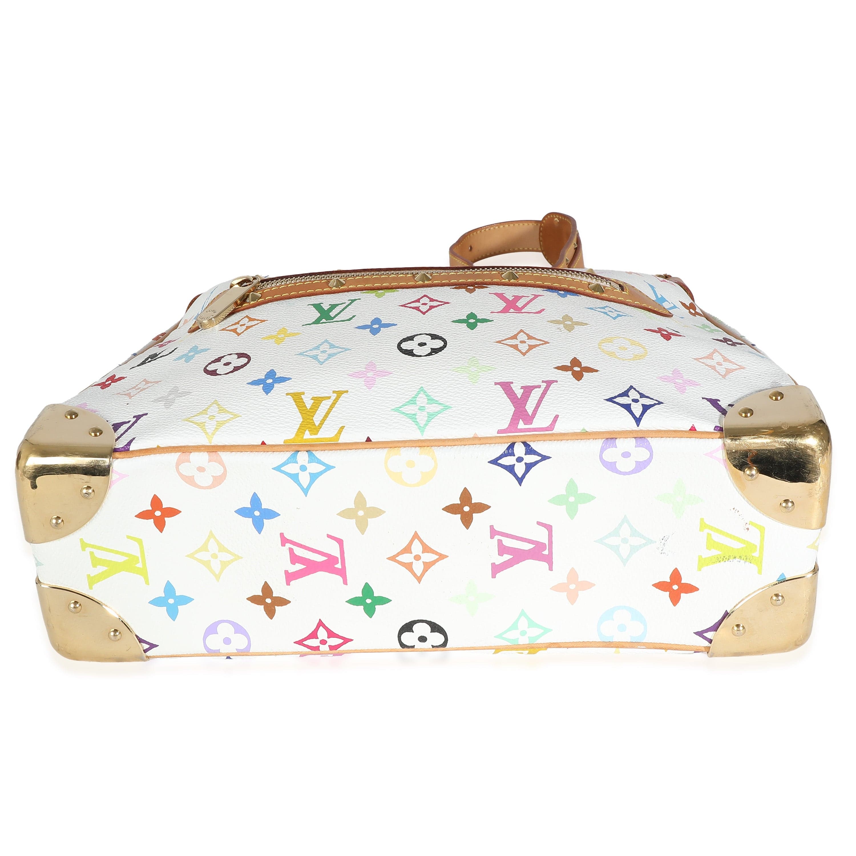 Louis Vuitton Louis Vuitton White Monogram Multicolore Canvas Boulogne