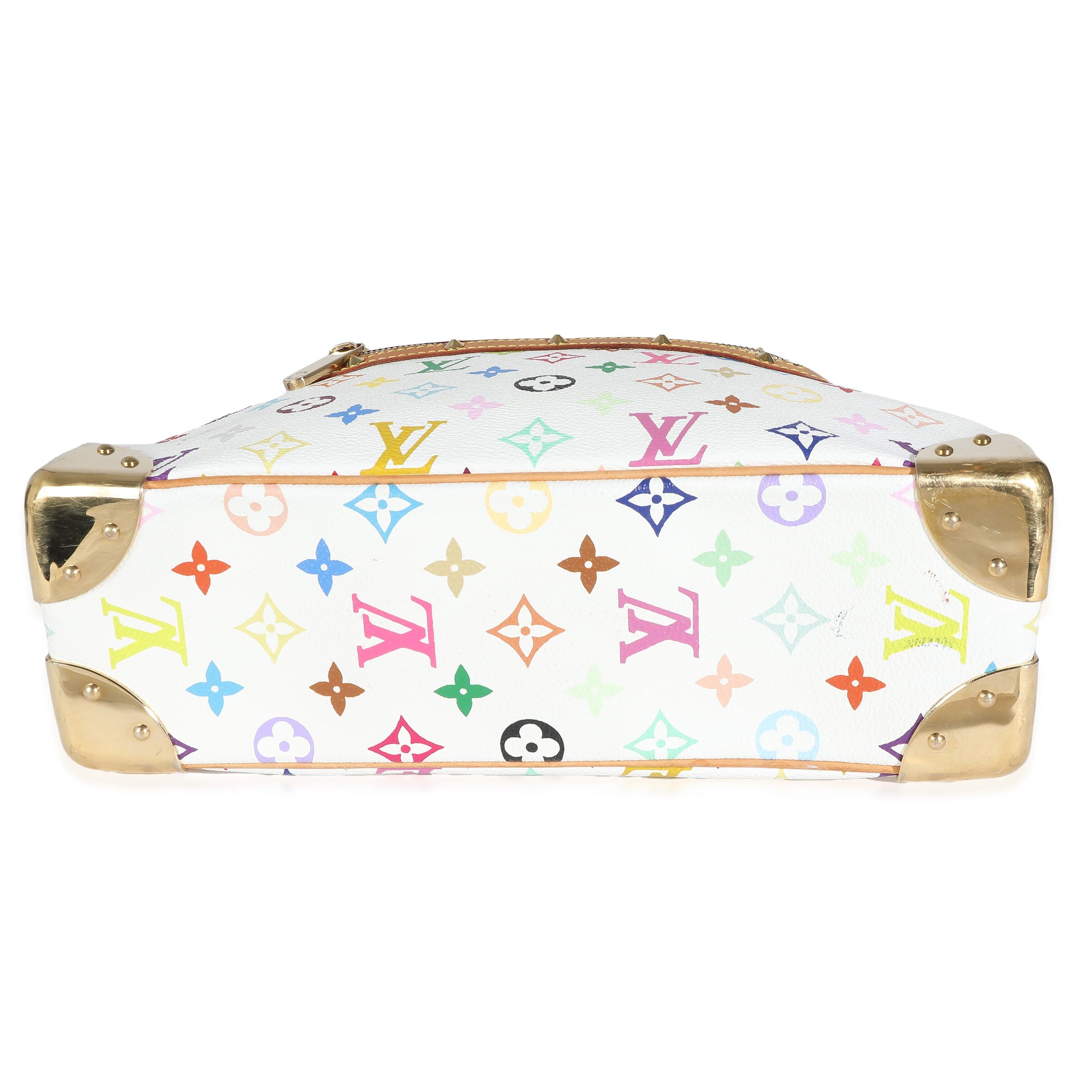 Louis Vuitton Louis Vuitton White Monogram Multicolore Canvas Boulogne