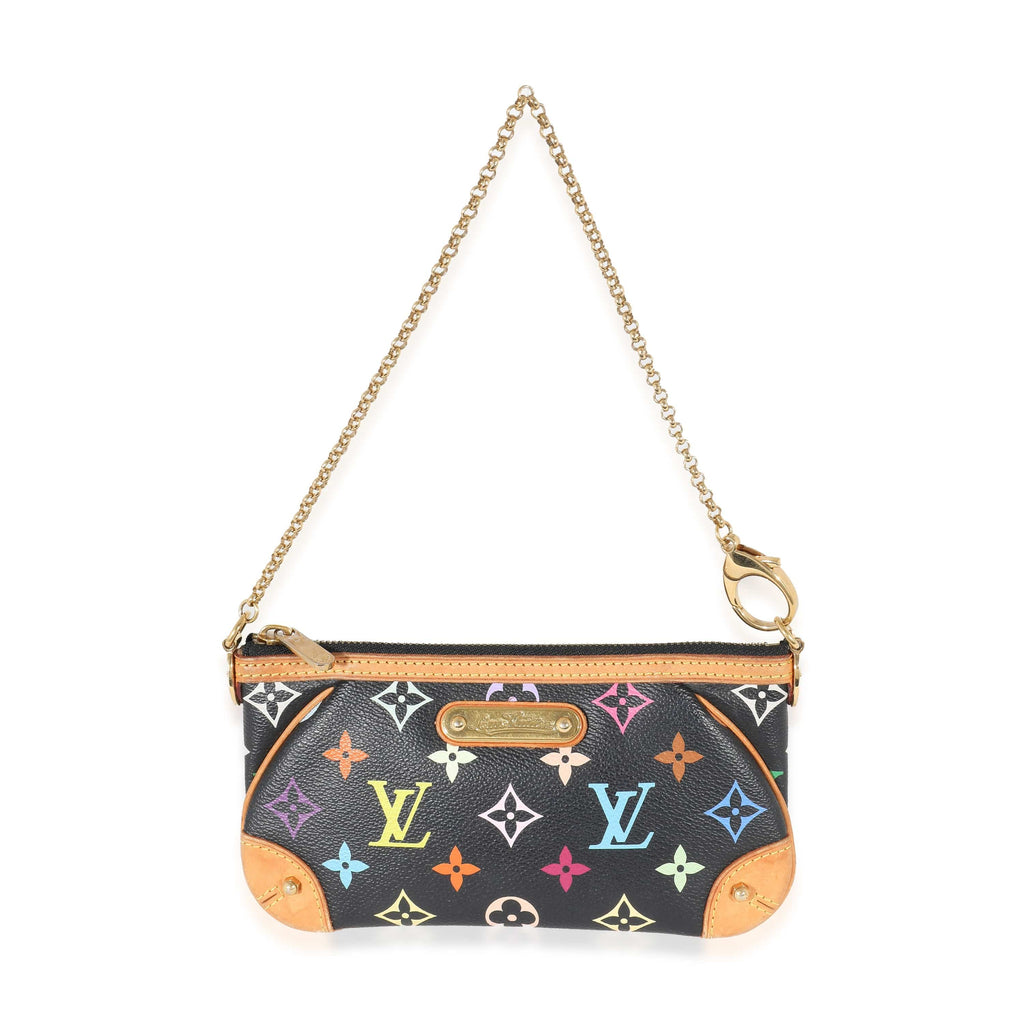 Takashi Murakami x Louis Vuitton Black Monogram Multicolore HL