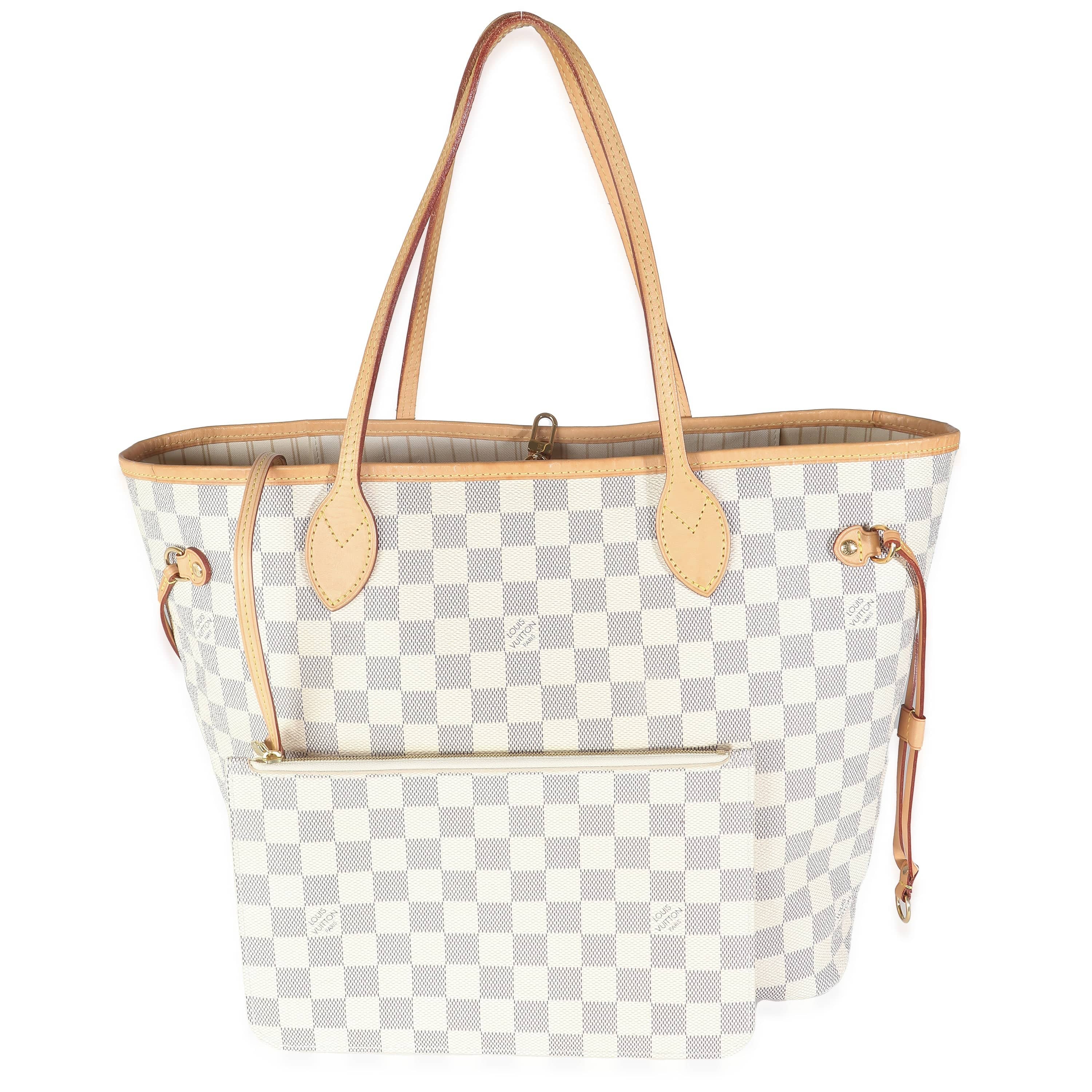 Louis Vuitton LV Damier Azur Canvas Neverfull MM