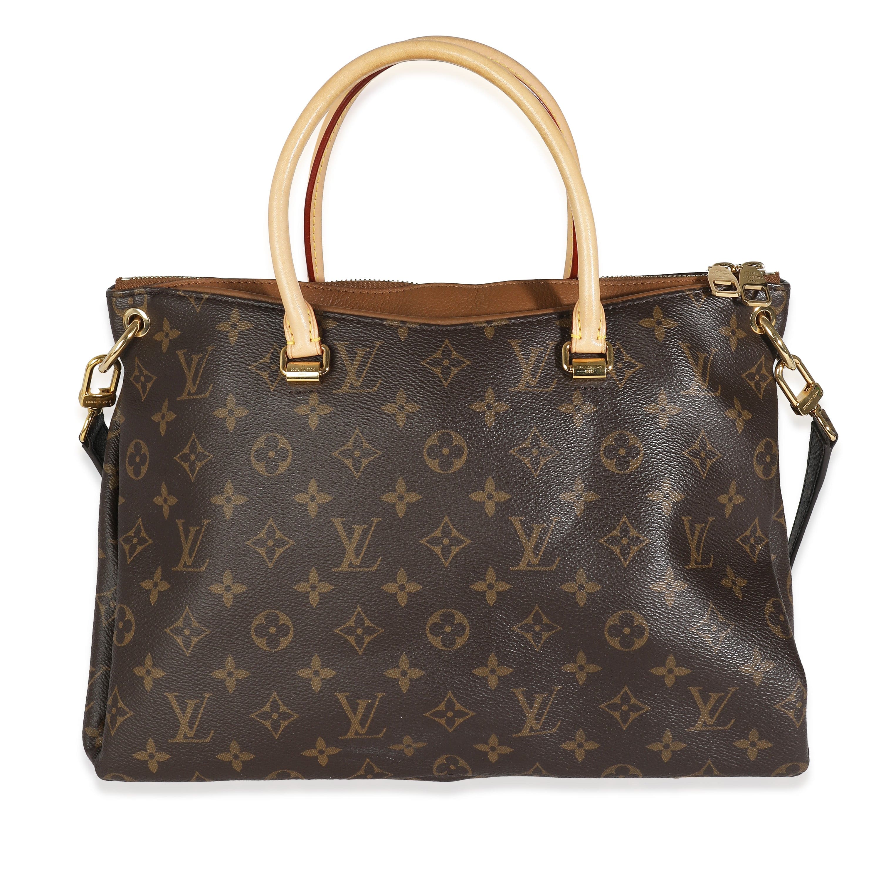 Louis Vuitton LV Havane Monogram Canvas Pallas MM