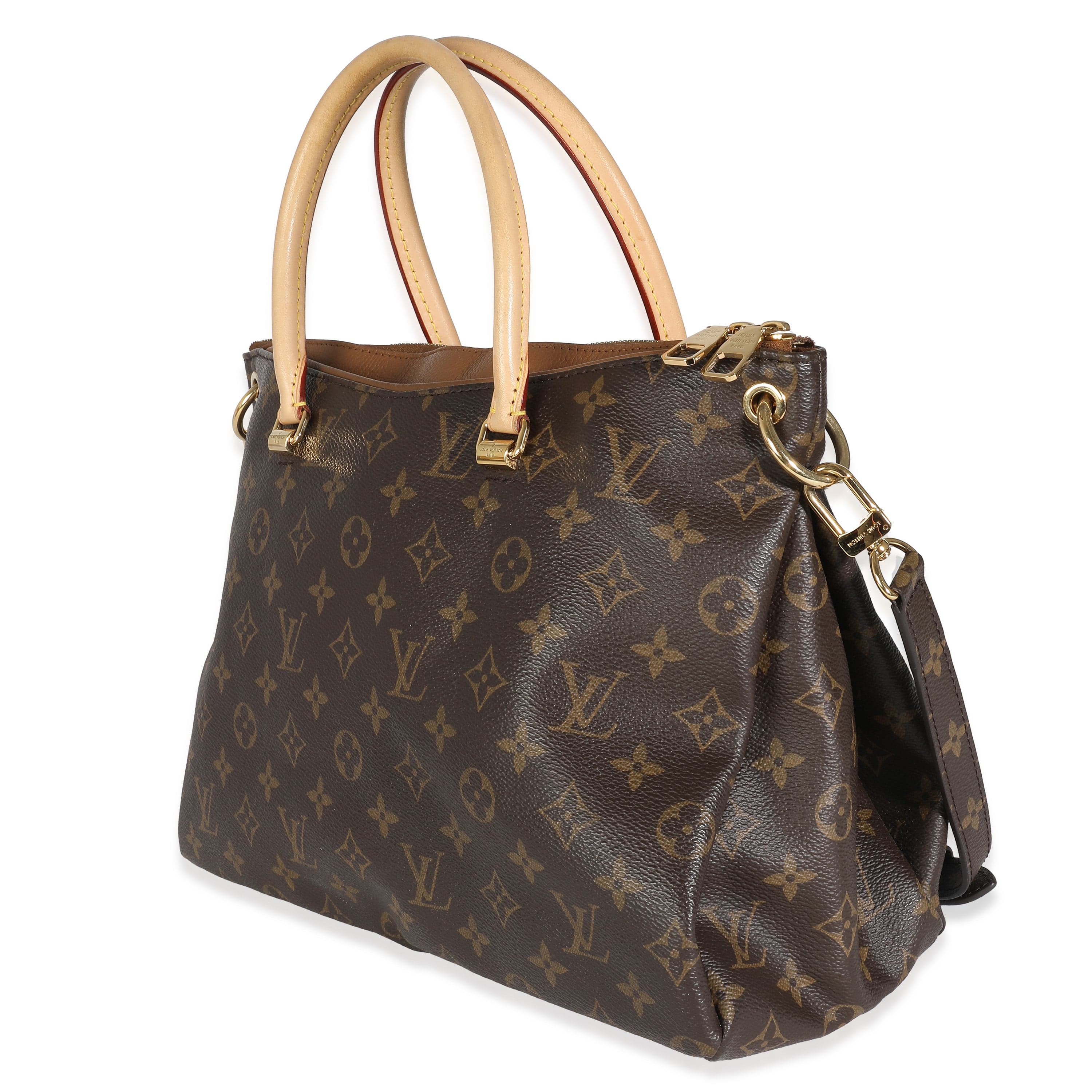 Louis Vuitton LV Havane Monogram Canvas Pallas MM