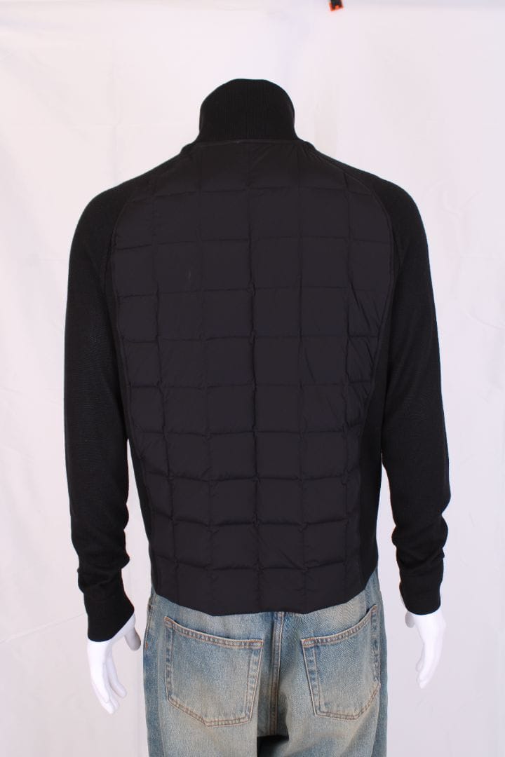 Louis Vuitton Louis Vuitton Quilted Knitted Jacket Black M