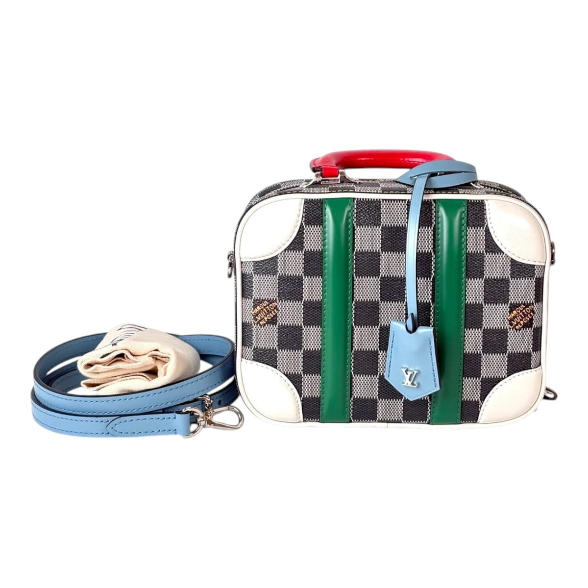 Louis Vuitton Louis Vuitton Mini Multi Coloured & Damier Valisette Luggage Bag