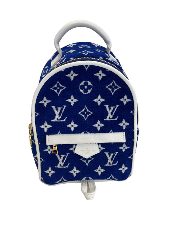 Louis Vuitton Louis Vuitton Palmspring Blue Monogram Velvet