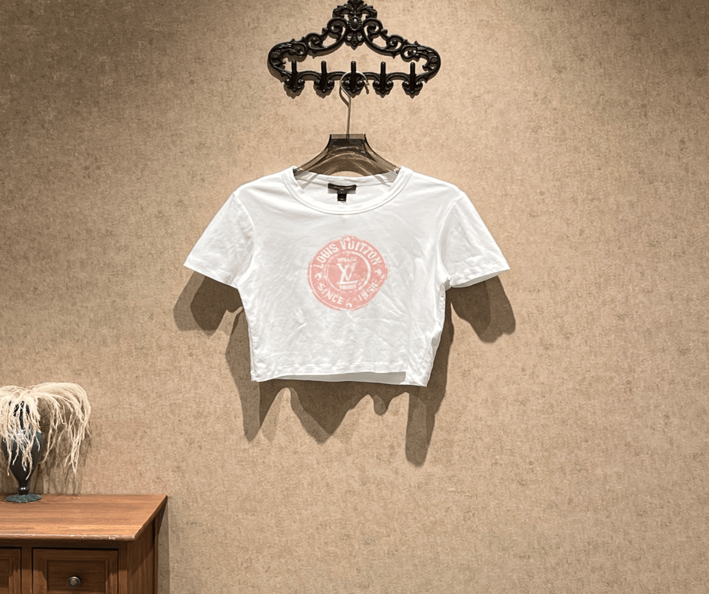 Louis Vuitton Louis Vuitton 25fw New White Badge Short-Sleeve T-Shirt / Size L / 99% New / 43369 SGC43369